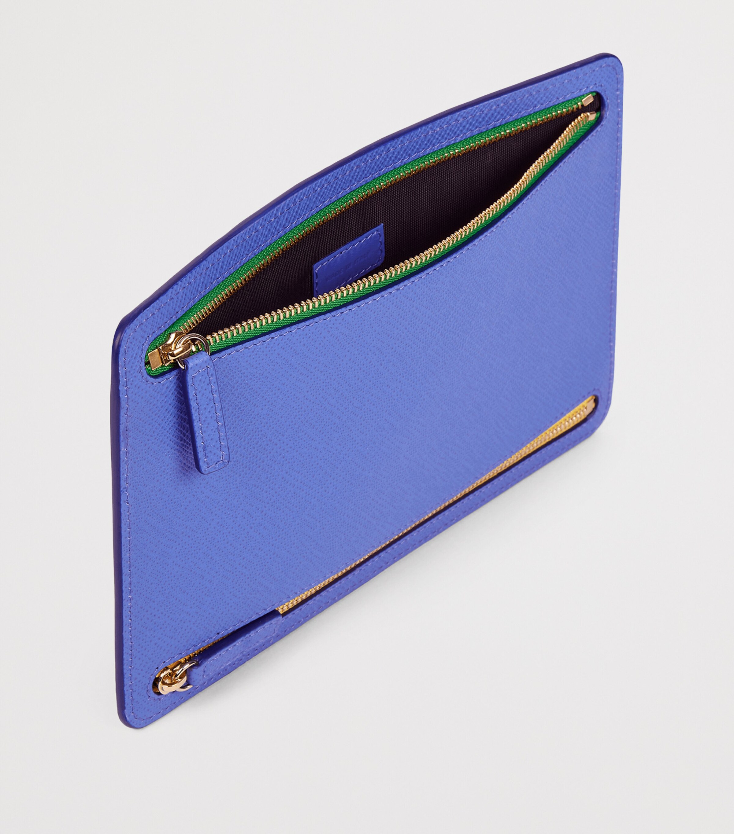 Smythson Calfskin Panama Multi-Zip Case U Violet Image 2