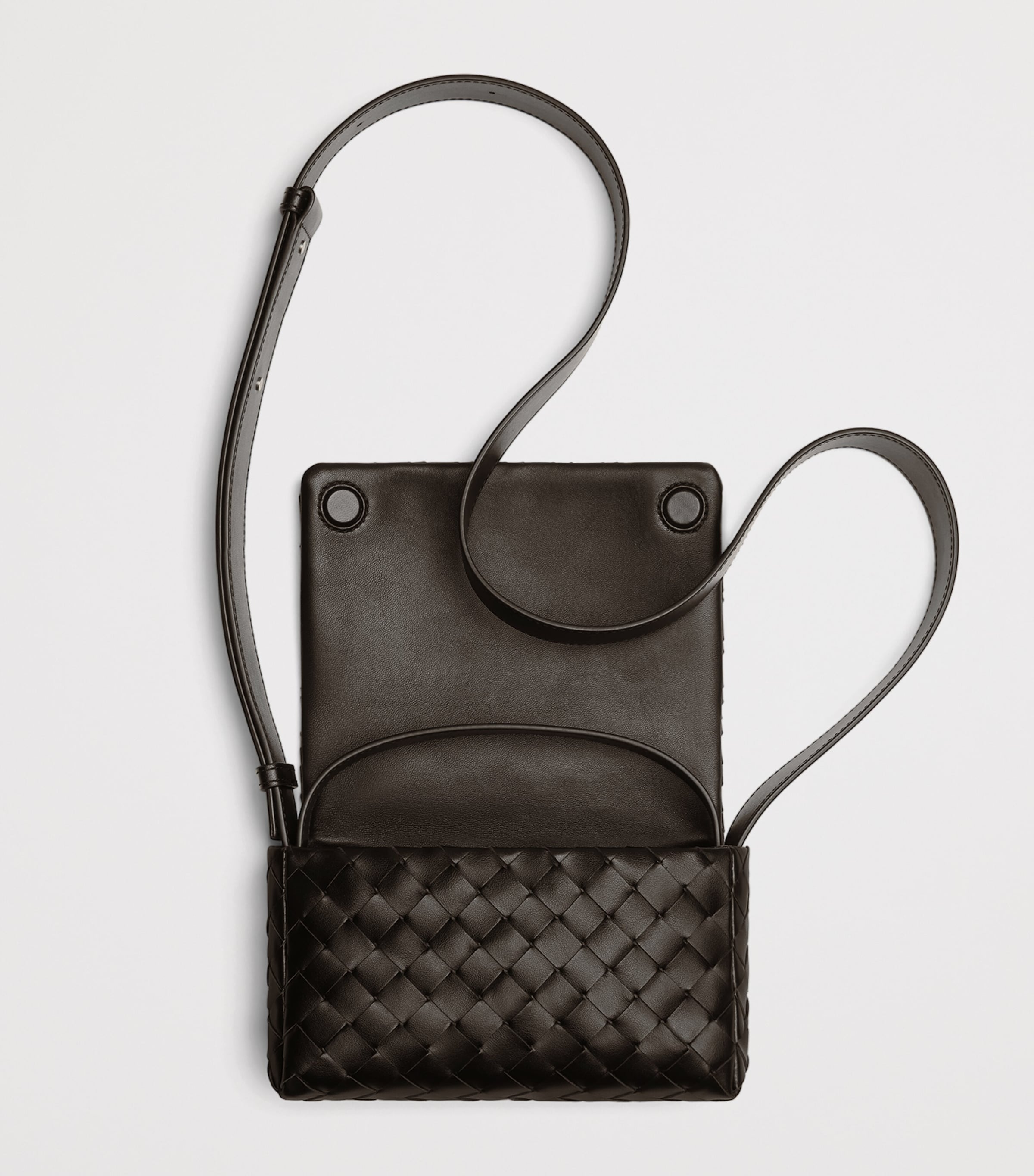Bottega Veneta Mini Leather Cross-Body Bag Image 5