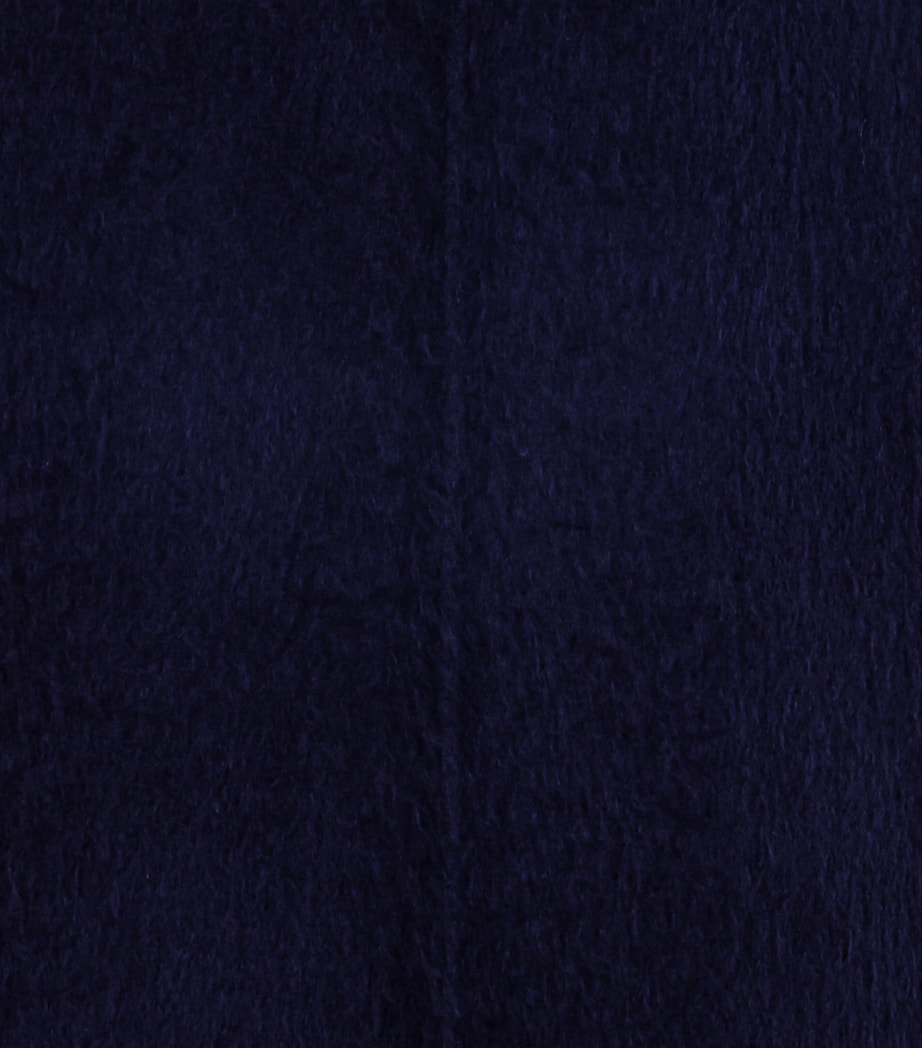 Maje Womens Wool Midi Skirt Navy Image 7