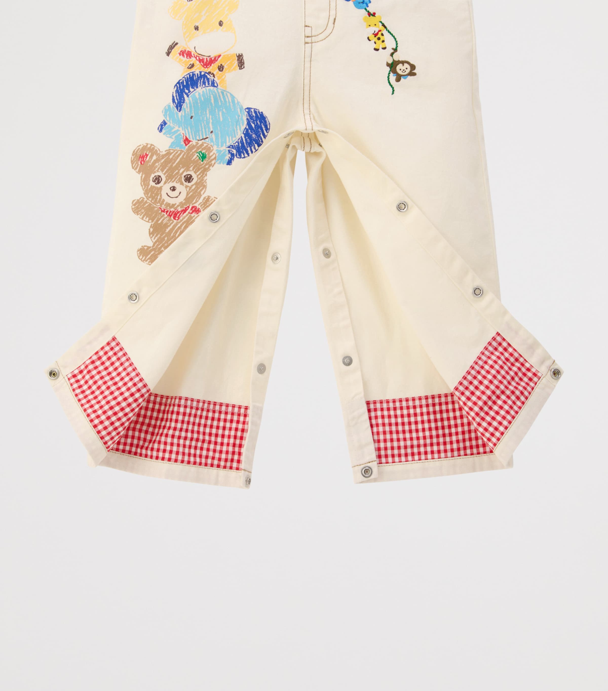 Cotton Animal Dungarees (2-4 Years) 1 Image 4