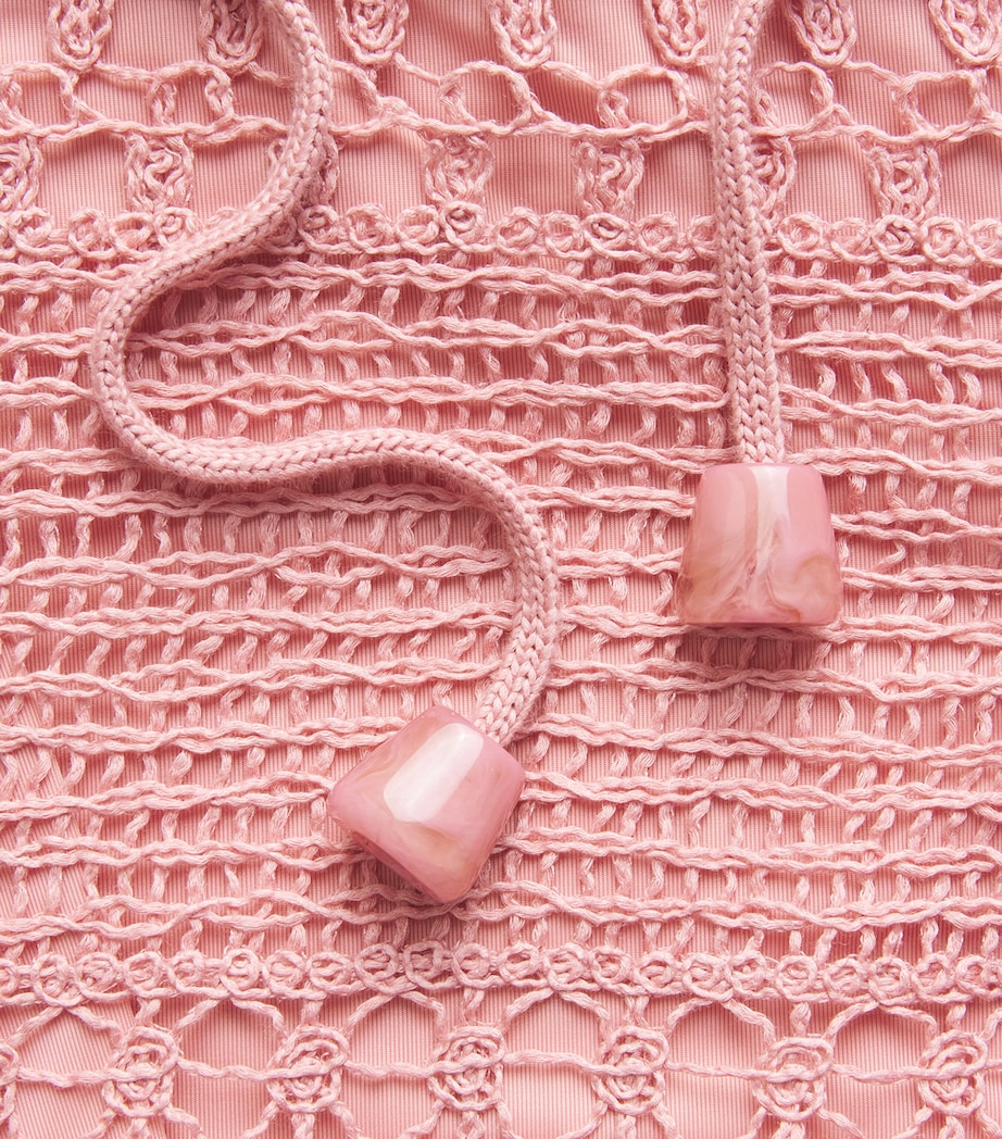 Cotton Crochet Wanderlust Shorts DUSTY PINKDPI Image 5