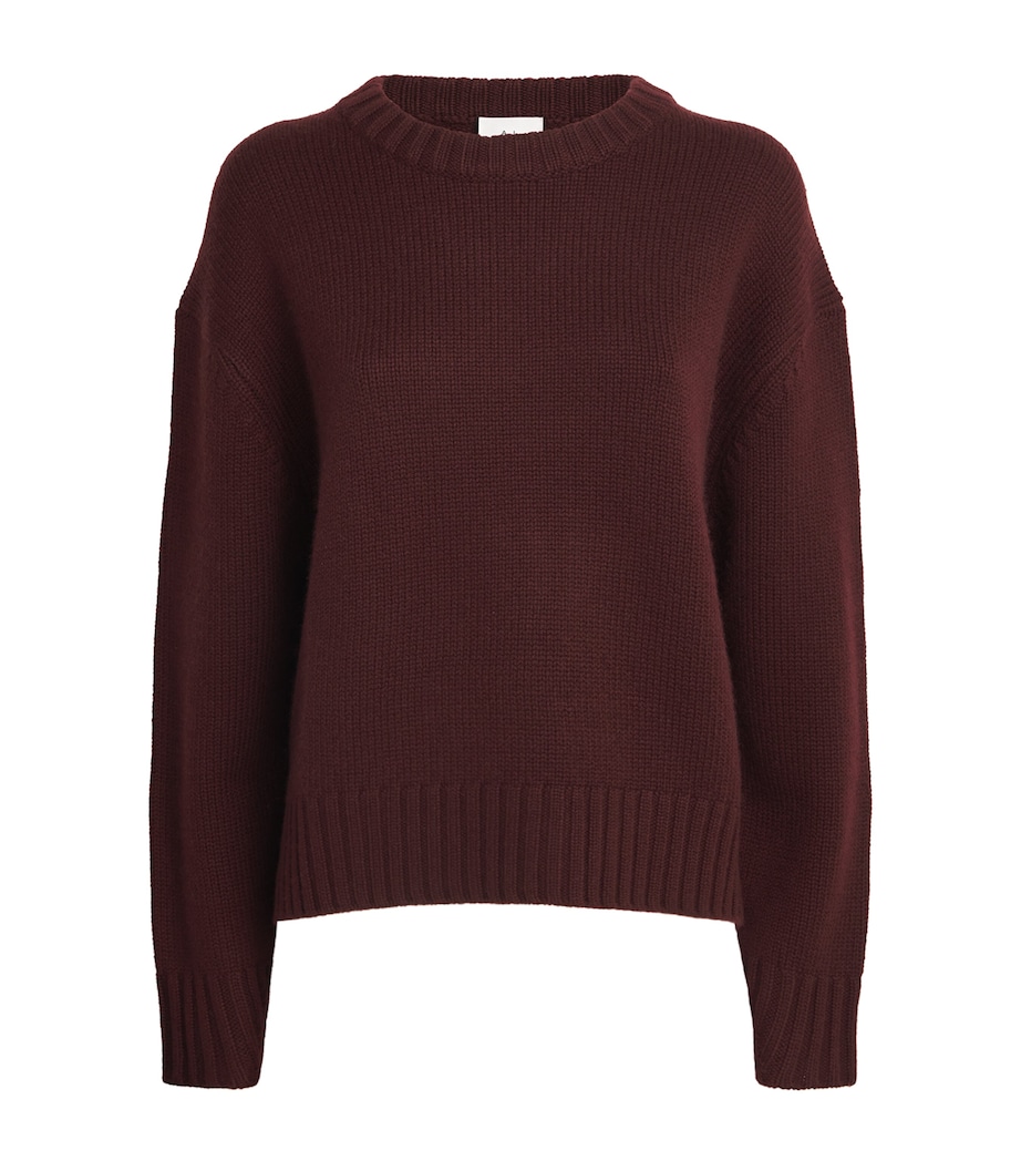 Cashmere Cru Sweater MAROON Image 1