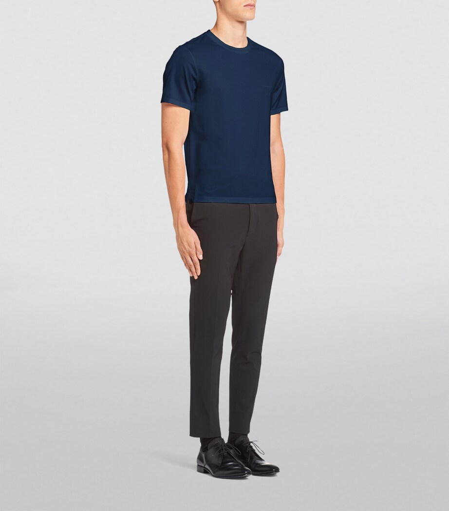 Prada Mens Logo T-Shirt Image 2