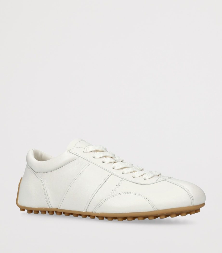 Leather T-Marathon Sneakers WHITE Image 3