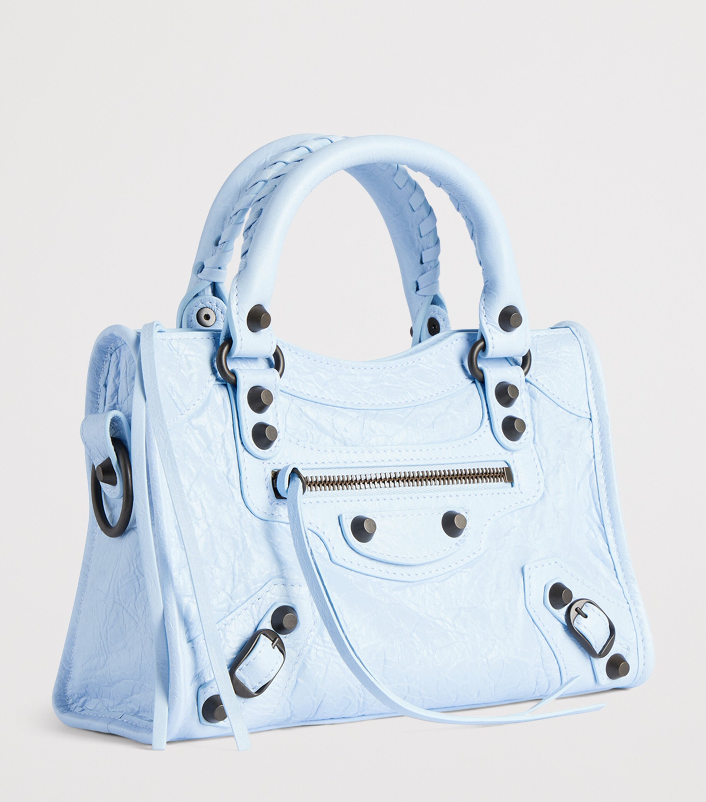 Balenciaga Mini Leather Le City Top-Handle Bag Image 5