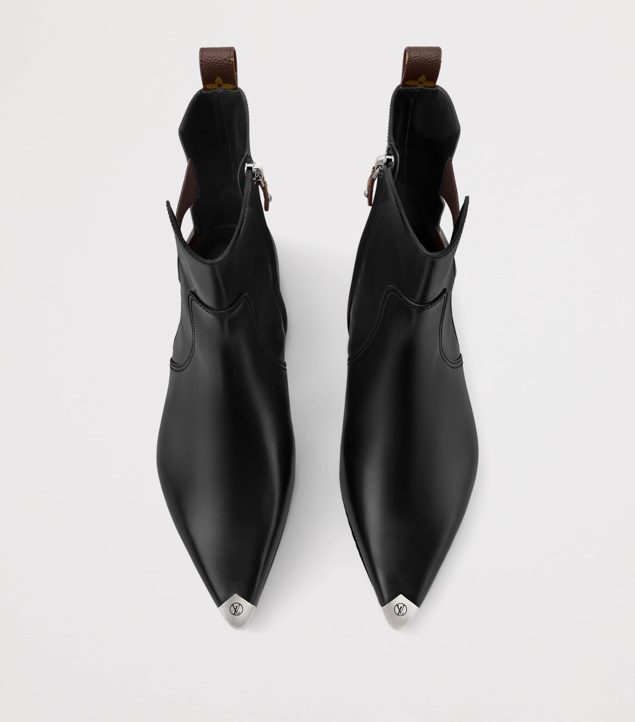 Calfskin Devon Ankle Boots 30 BLACK Image 2