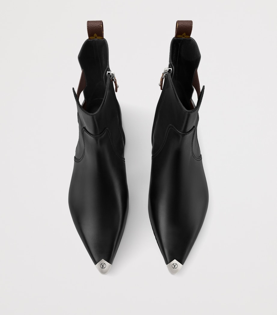 Calfskin Devon Ankle Boots 30 BLACK Image 2