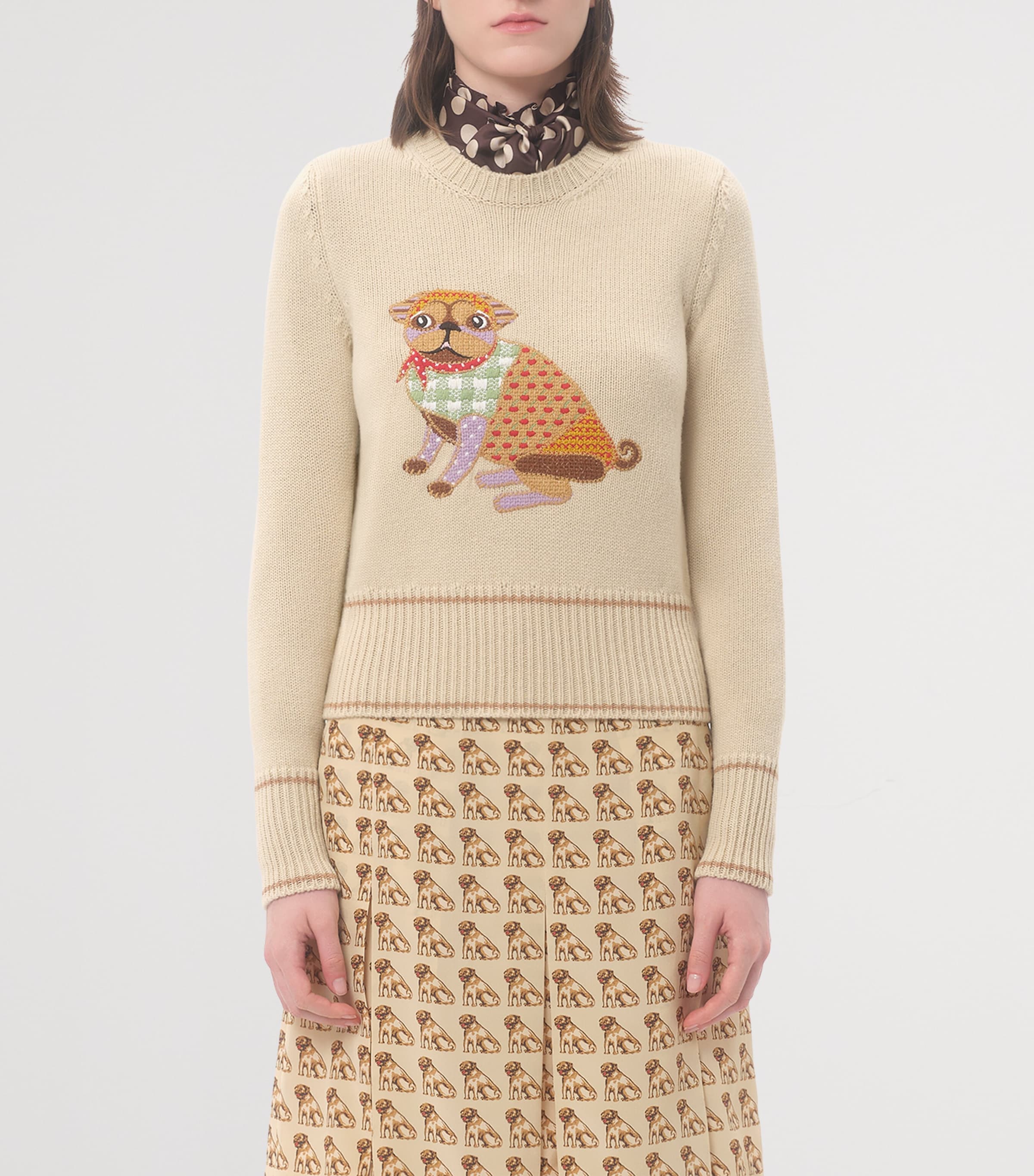 Virgin Wool Embroidered Sweater R0R Image 2