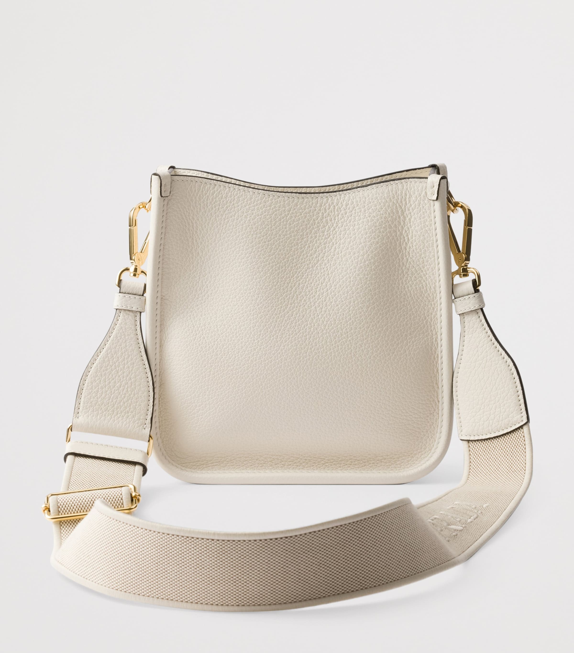 Prada White Mini Leather Shoulder Bag | Harrods UK