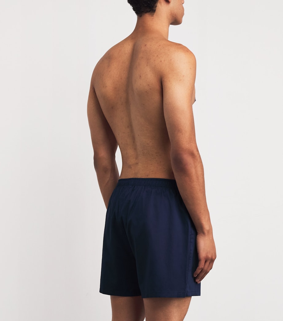 Classic Cotton Boxer Shorts (Pack of 3) OXBLU AOP/CR NVY/BLU Image 3