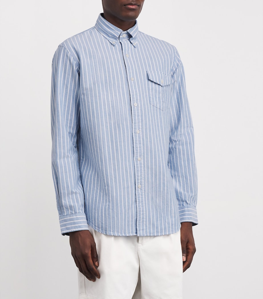 Cotton Stripe Oxford Shirt MULTI Image 3