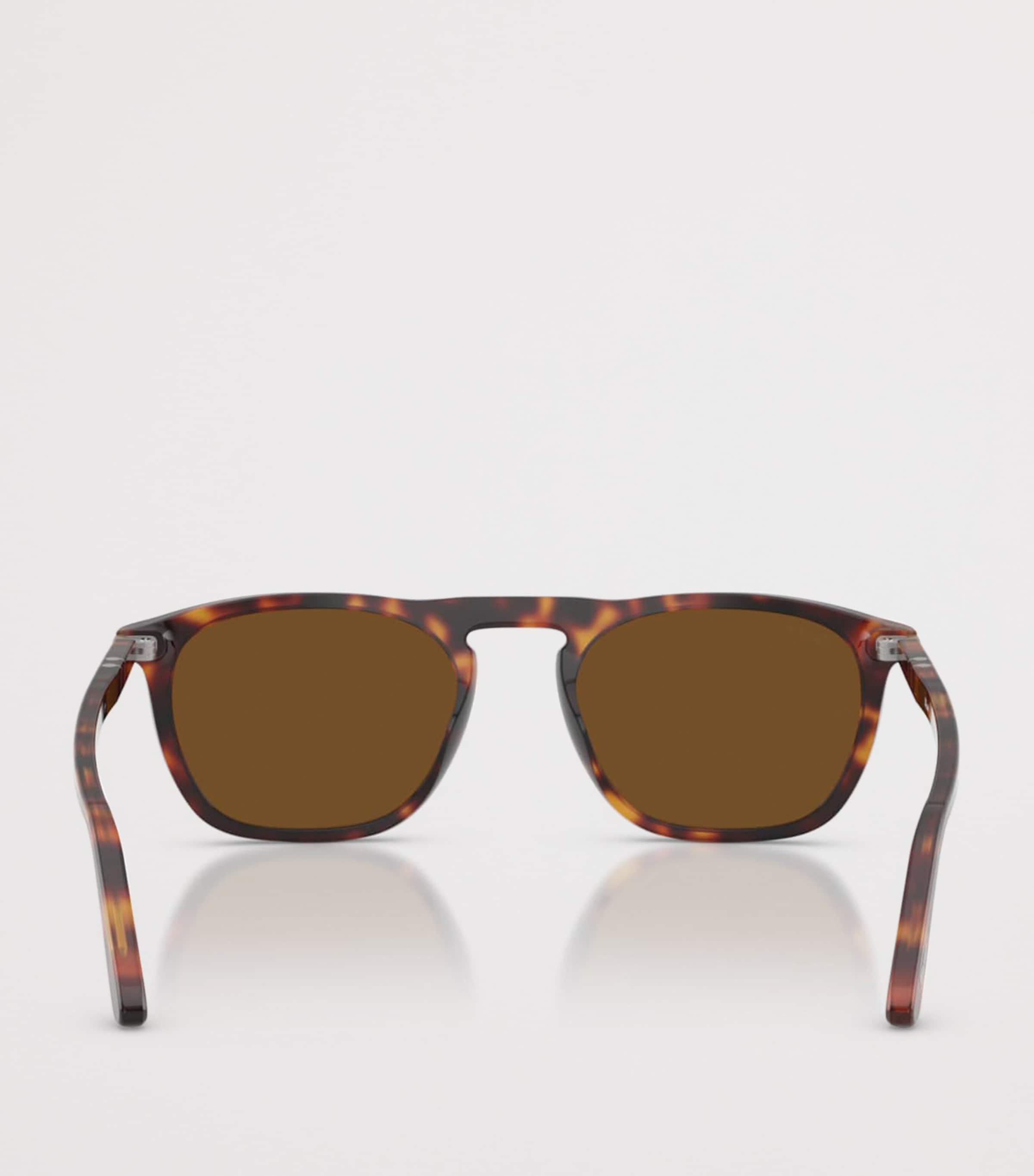 Persol Tortoiseshell Gae Square Sunglasses Brown Image 4