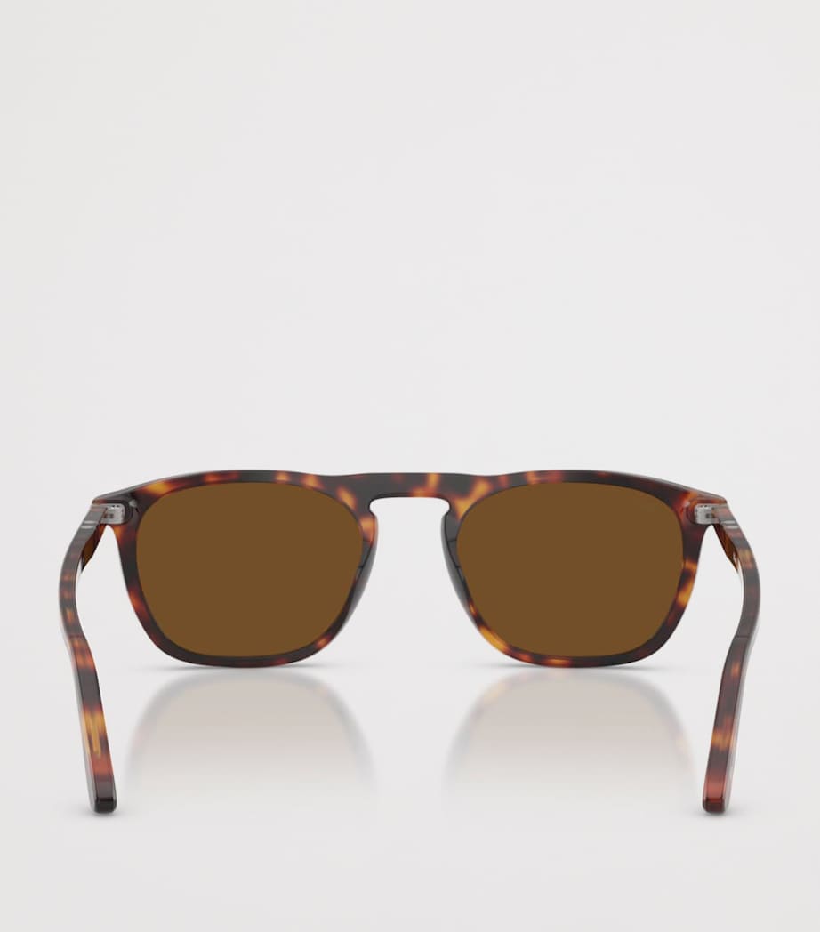 Persol Tortoiseshell Gae Square Sunglasses Brown Image 4
