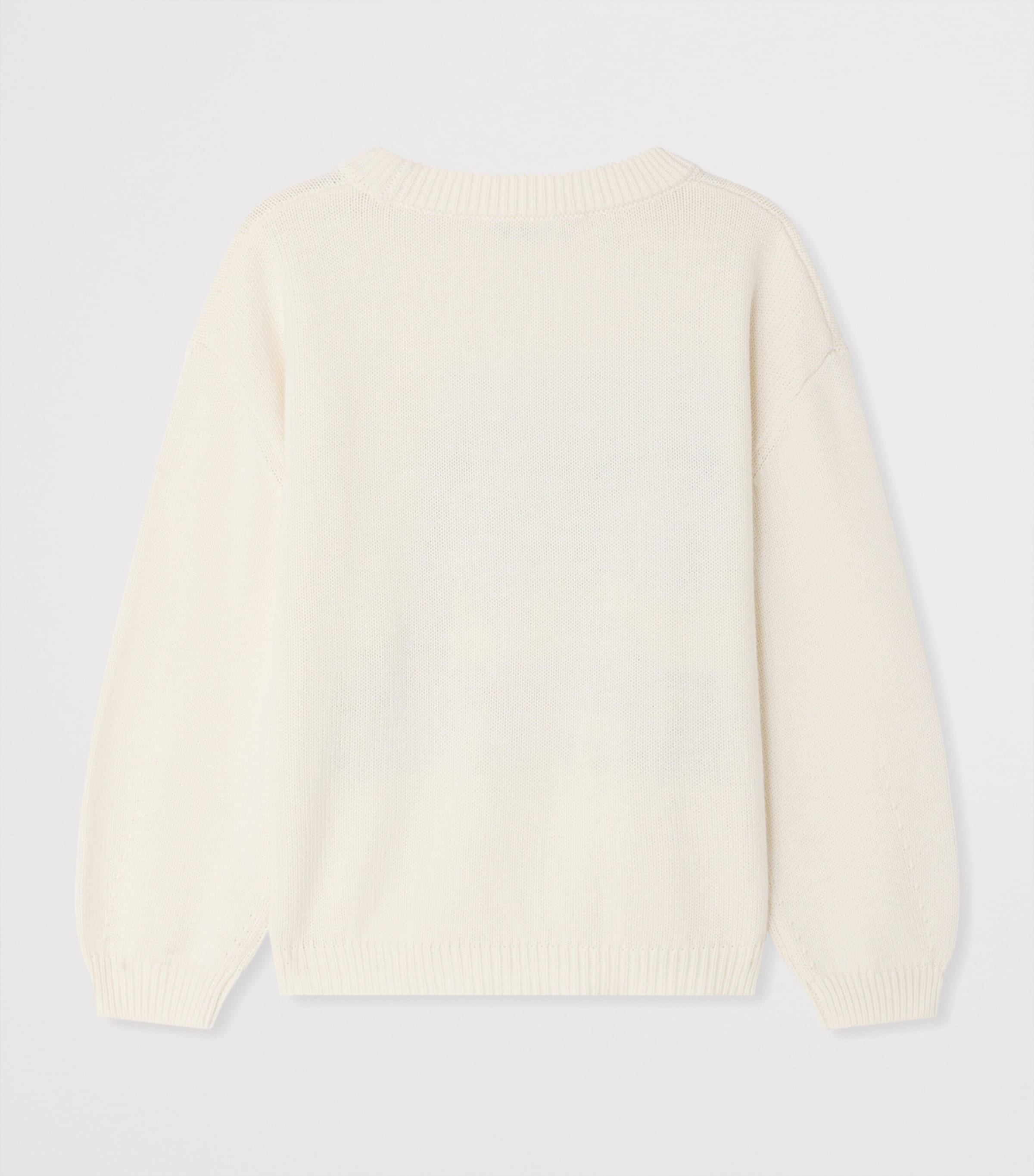 Cotton-Cashmere Sweater (10-14 Years) BLANC NATUREL Image 2