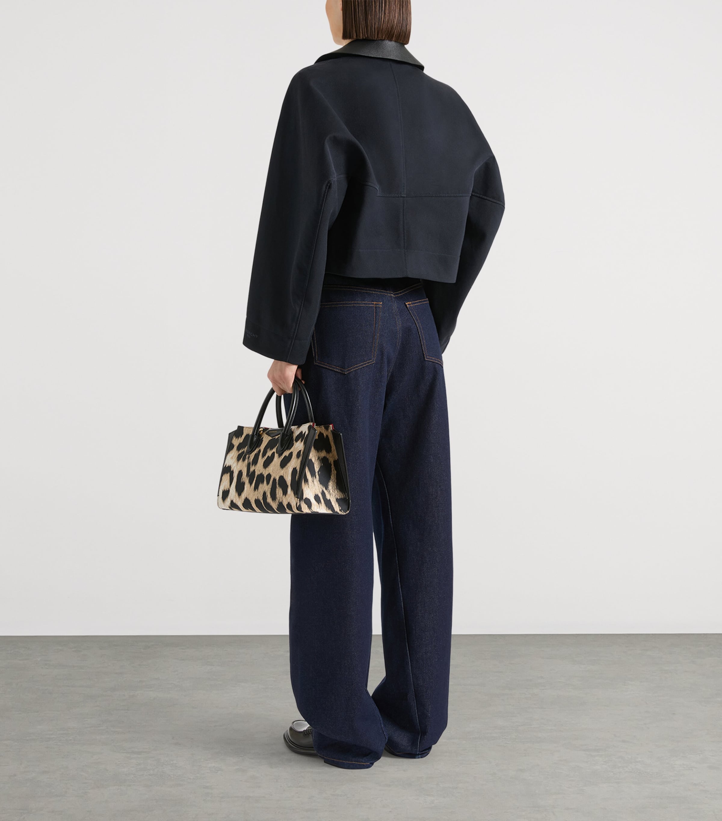 Givenchy Womens Cotton-Wool Cropped Jacket Image 3