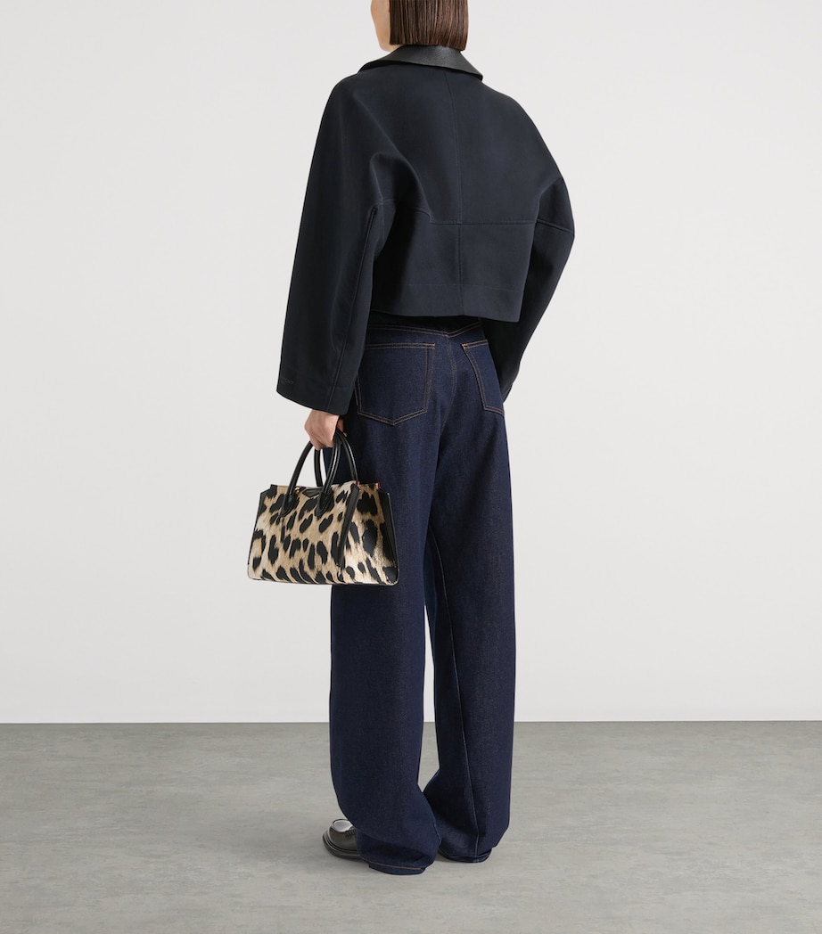 Givenchy Womens Cotton-Wool Cropped Jacket Image 3