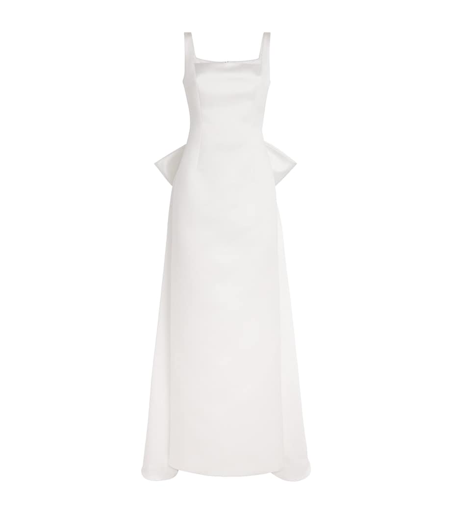Duchesse Satin Shannon Gown WHITE Image 1