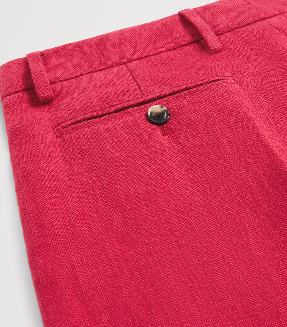 Linen Bermuda Shorts C61 Image 6