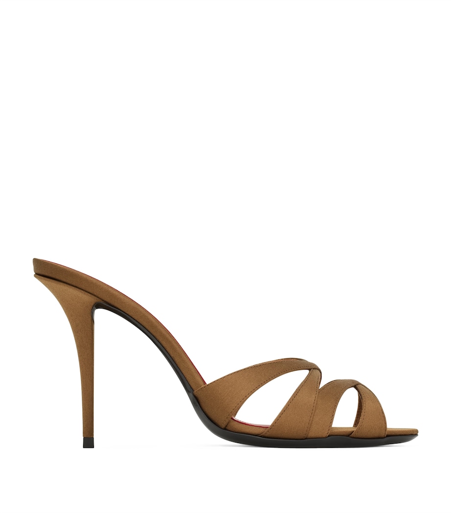 Saint Laurent Satin Chandelle Mules 95 Image 1