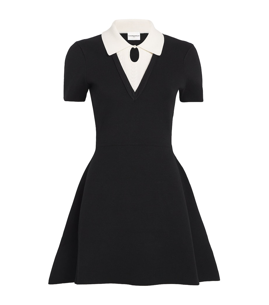 Skater Mini Dress BLACK Image 1