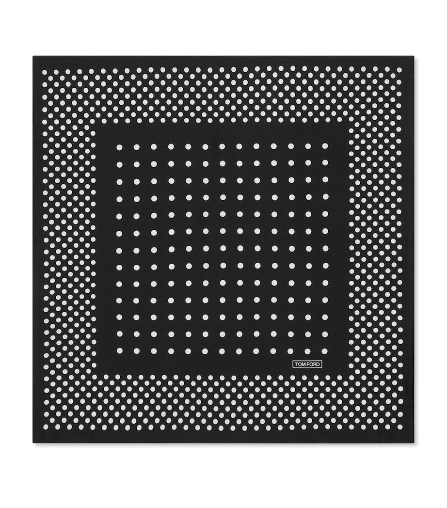 Silk Polka-Dot Pocket Square LB999 Image 1