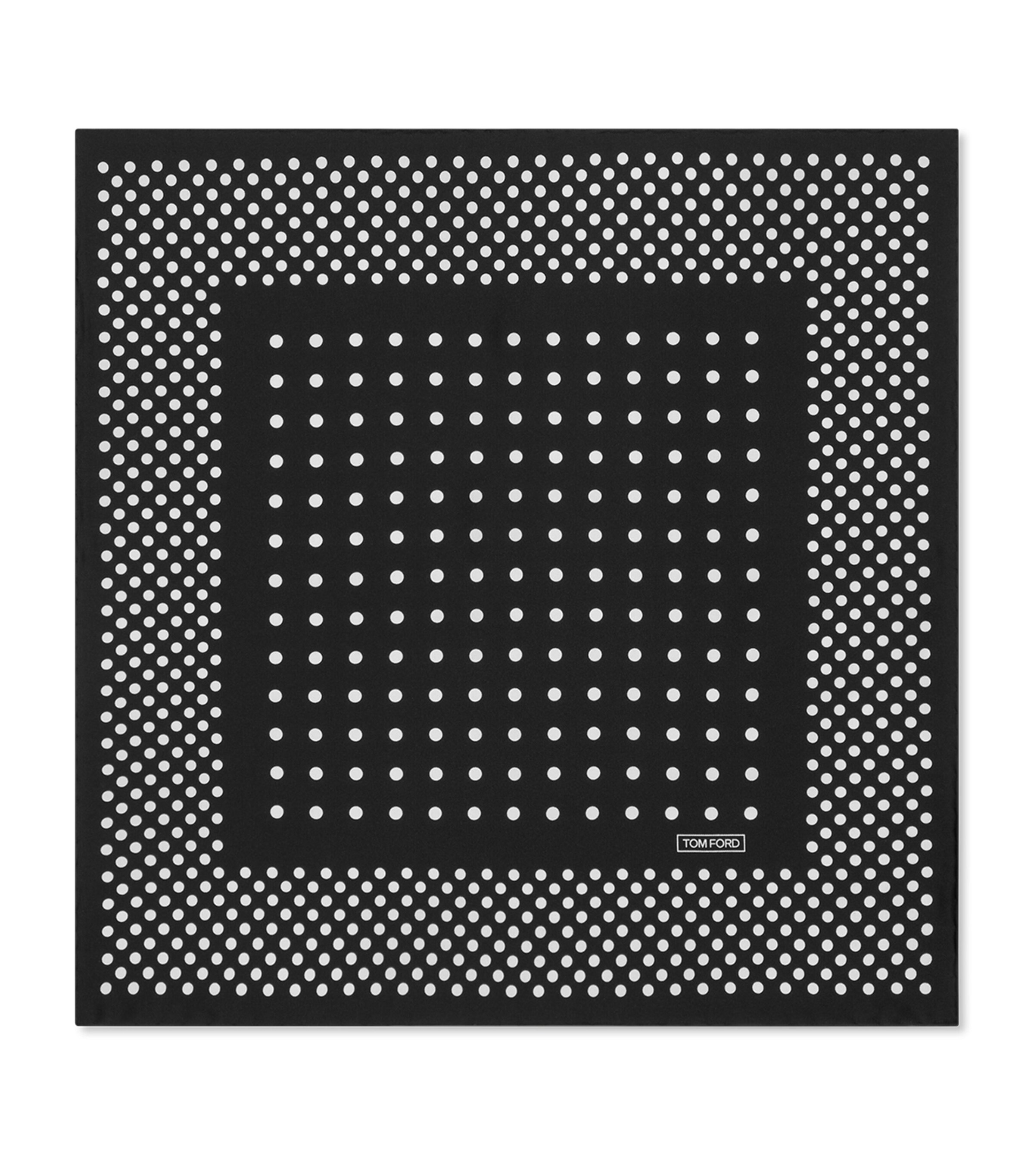 TOM FORD Silk Polka-Dot Pocket Square | Men Accessories | Pocket Squares | Designers | Tom Ford | Partywear | Mens | Accessories