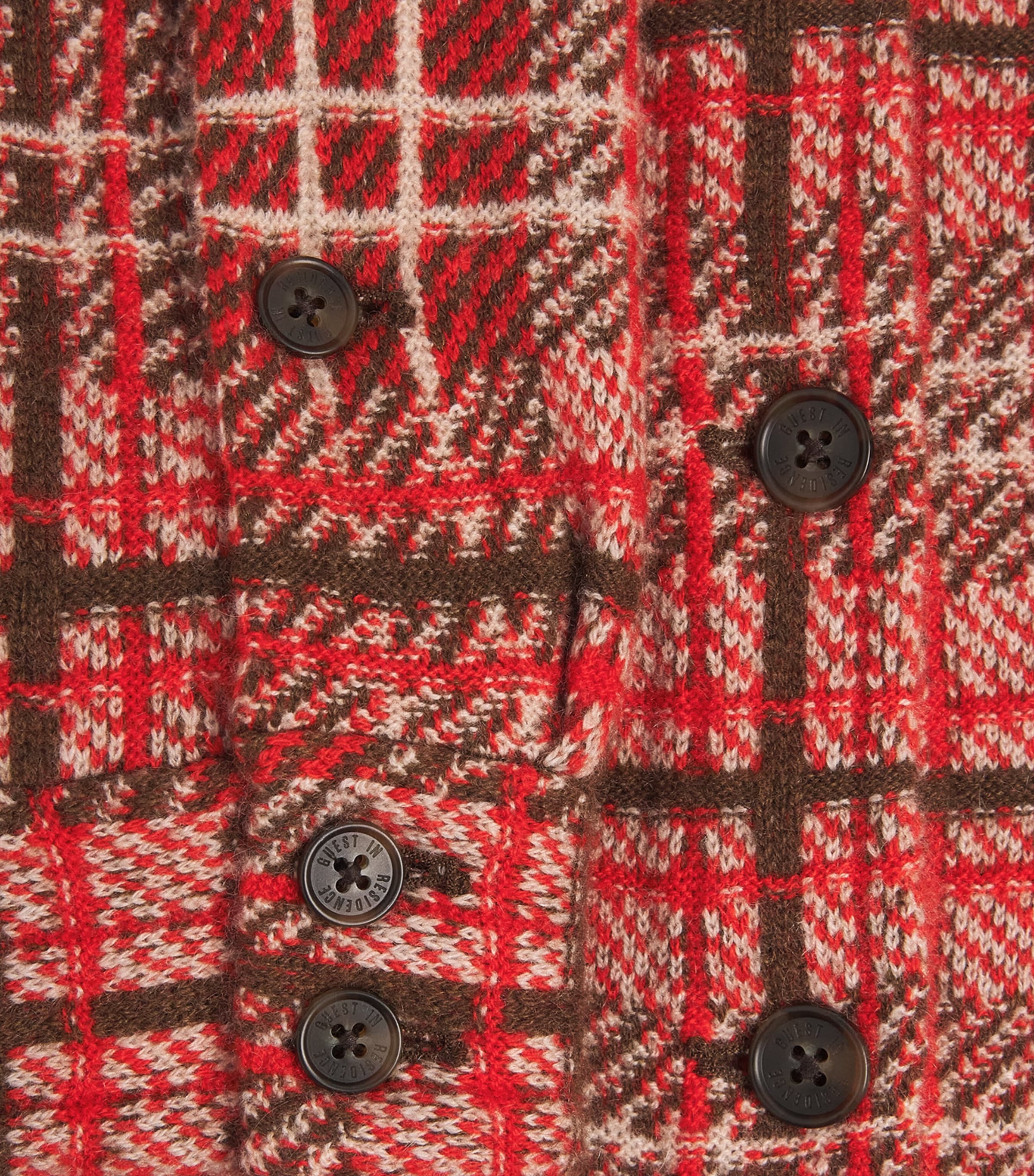 Cashmere Plaid Dylan Shirt CHILI COMBO Image 5