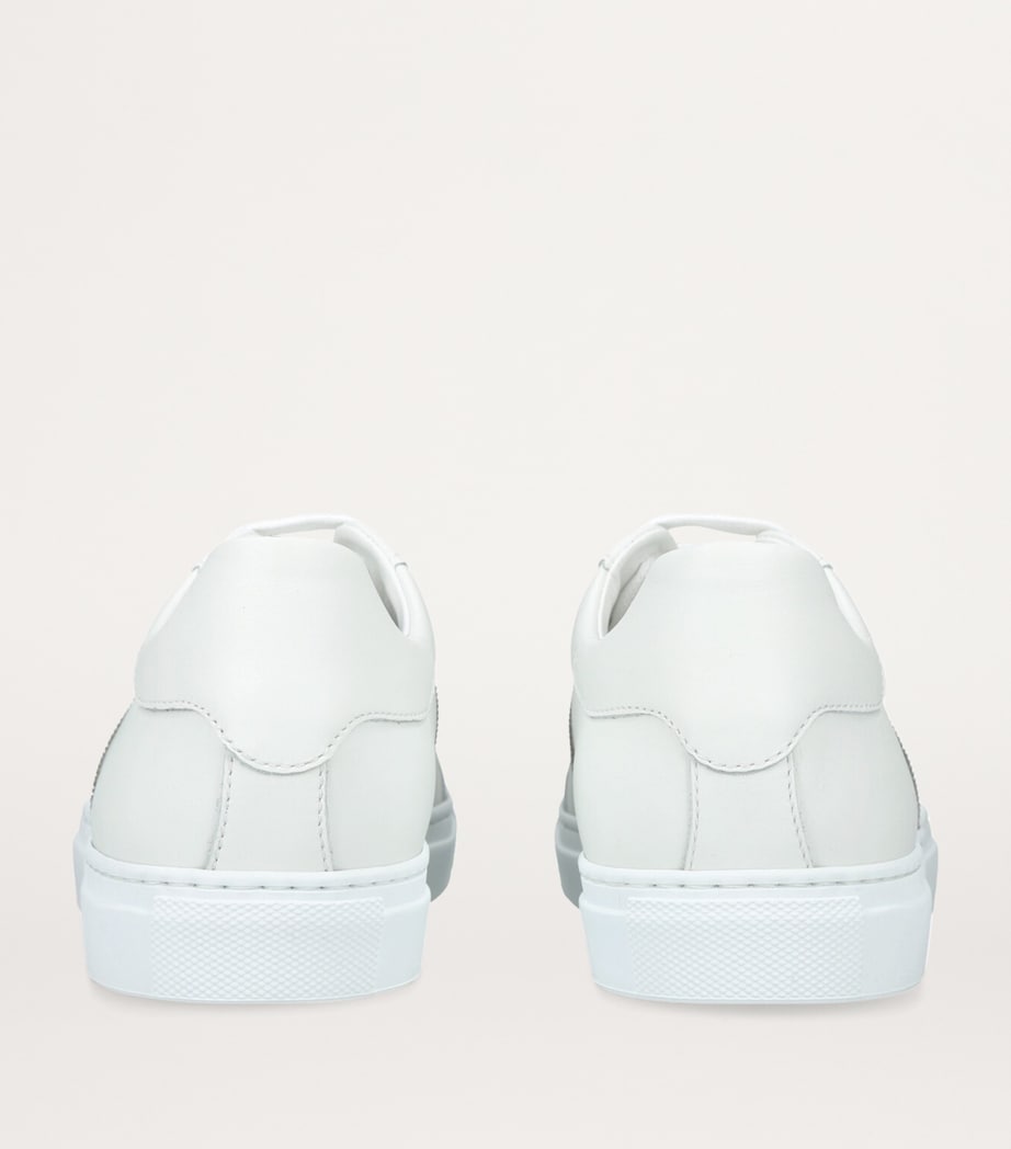 Leather Retro Monili Sneakers WHITE Image 2