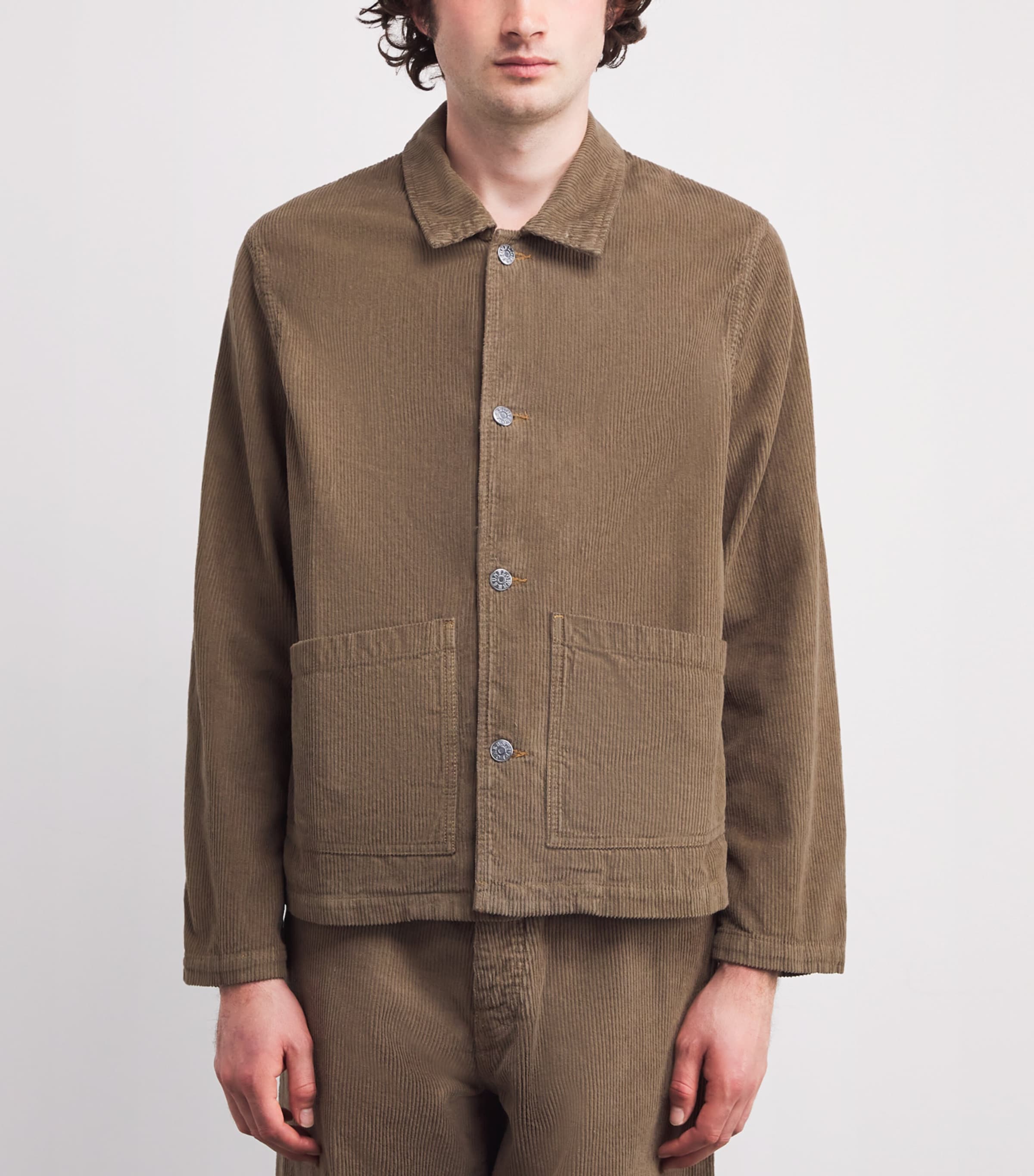Cotton Corduroy Jacket TAUPE 160 Image 3