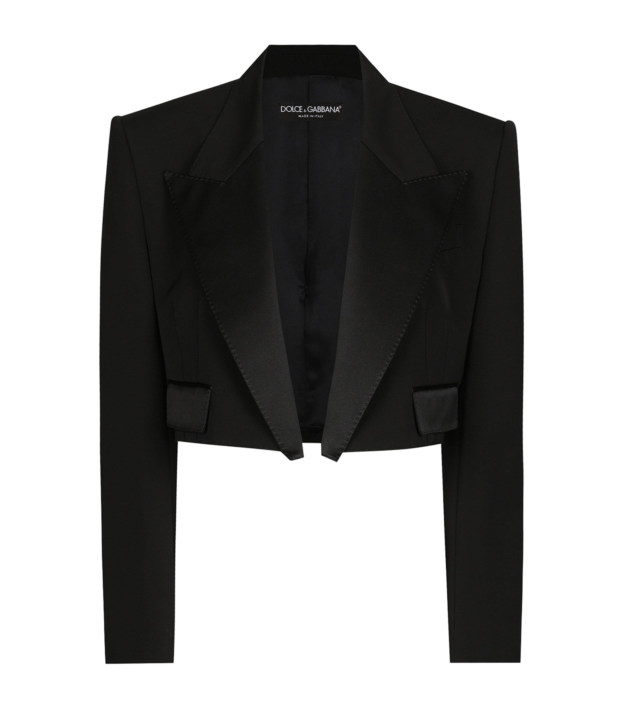 Dolce & Gabbana Cropped Tuxedo Jacket