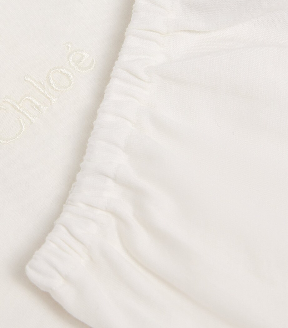 Cotton Dress and Bloomers Set (1-18 Months) 117 OFFWHITE Image 4