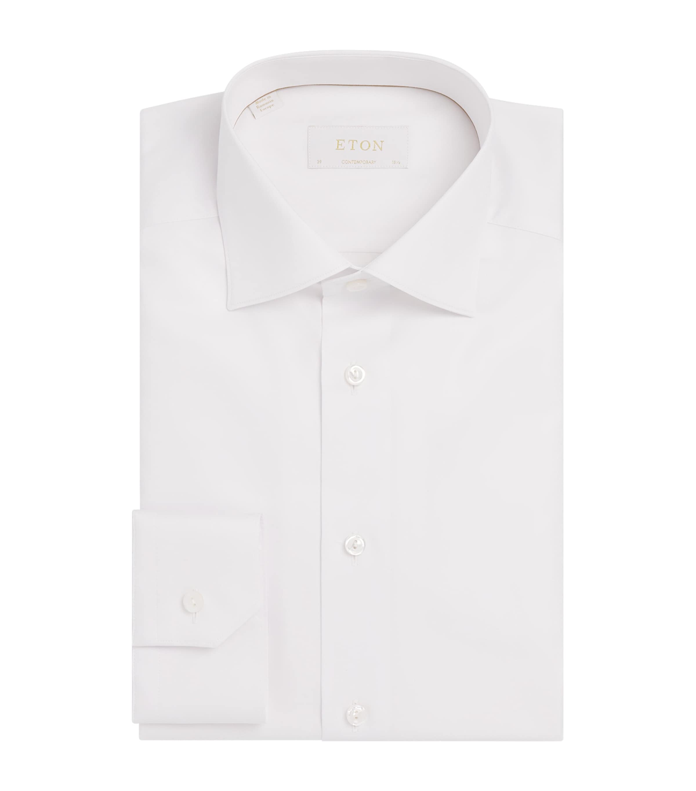 Eton Organic Cotton Elevated Contemporary-fit Shirt In Gray