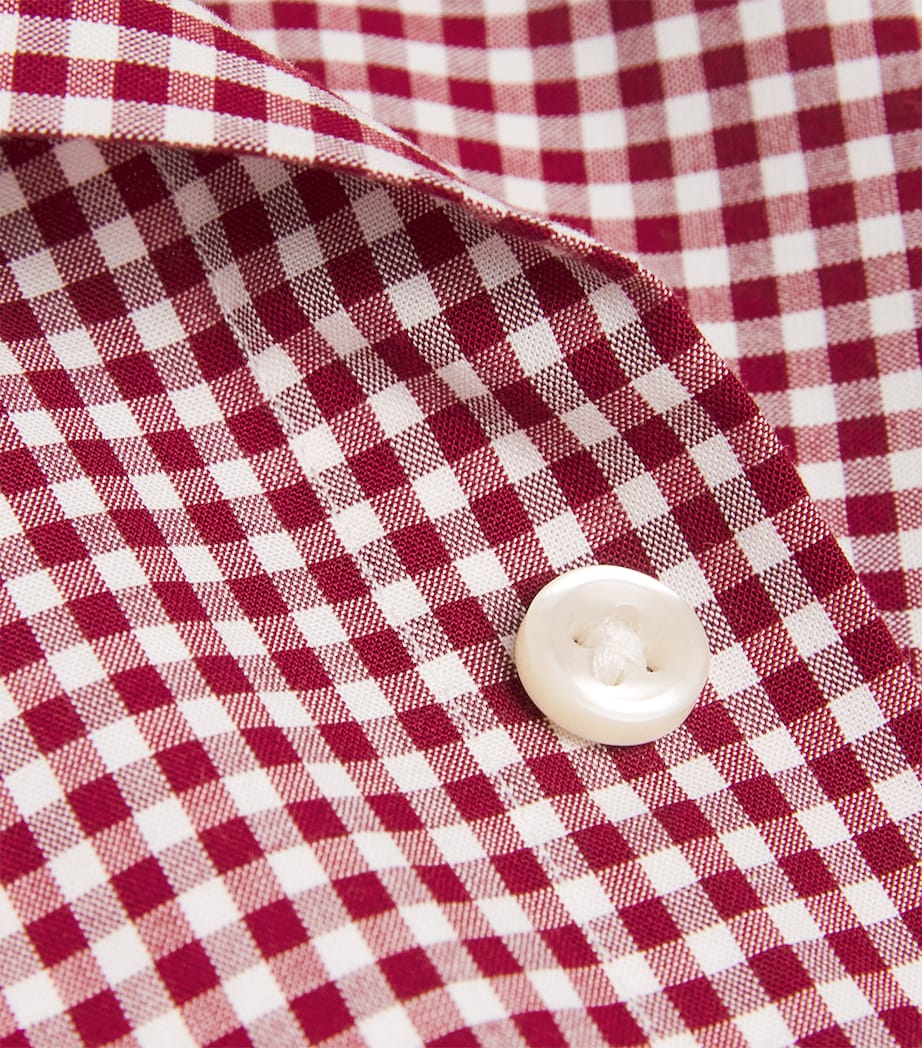 Polo Ralph Lauren Mens Cotton Poplin Custom Fit Shirt Red Image 5
