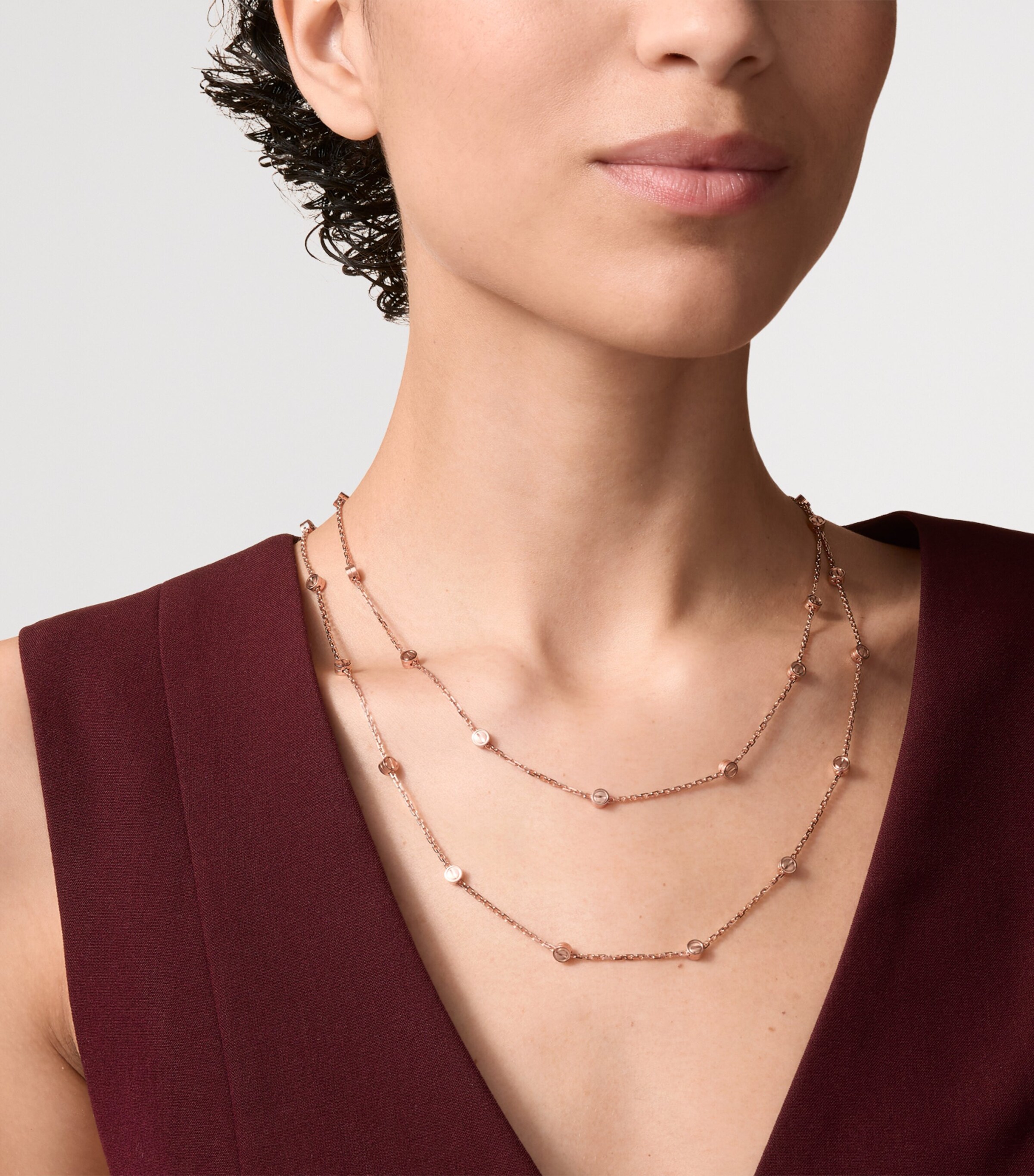 Cartier Rose Gold LOVE Multi-Wear Necklace Rose Gold Image 2