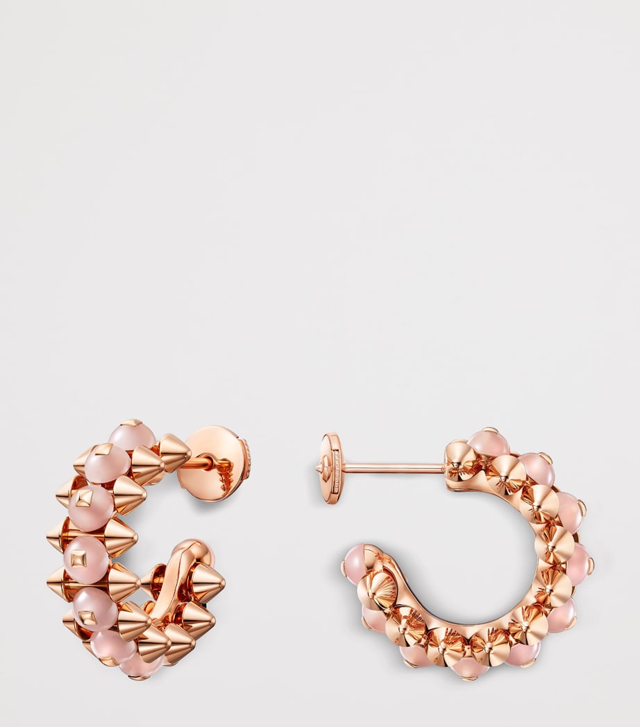 Cartier Rose Gold and Chalcedony Clash de Cartier Hoop Earrings Rose Gold Image 3
