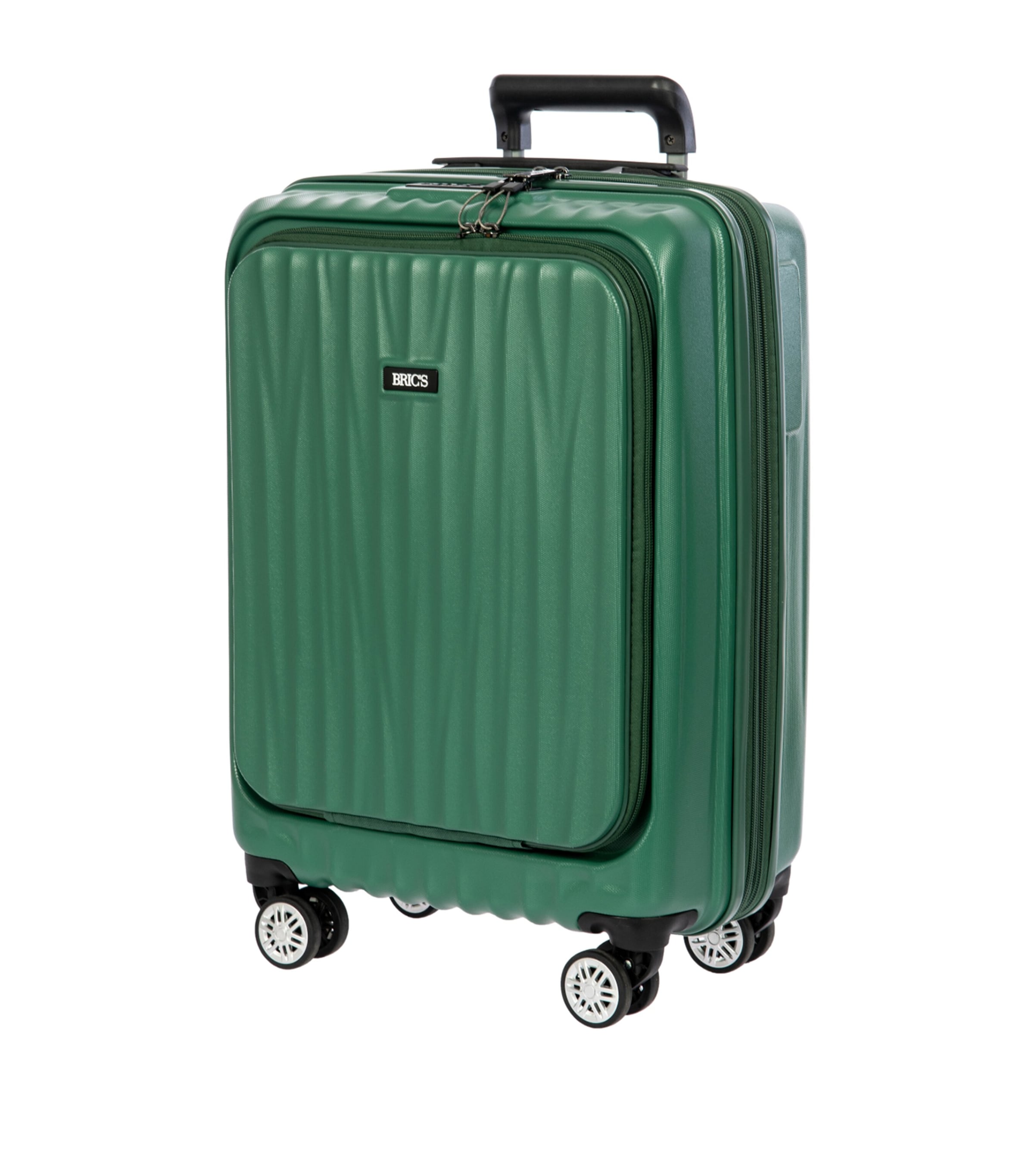 Cervia Front-Pocket Suitcase (55cm) GREEN Image 5