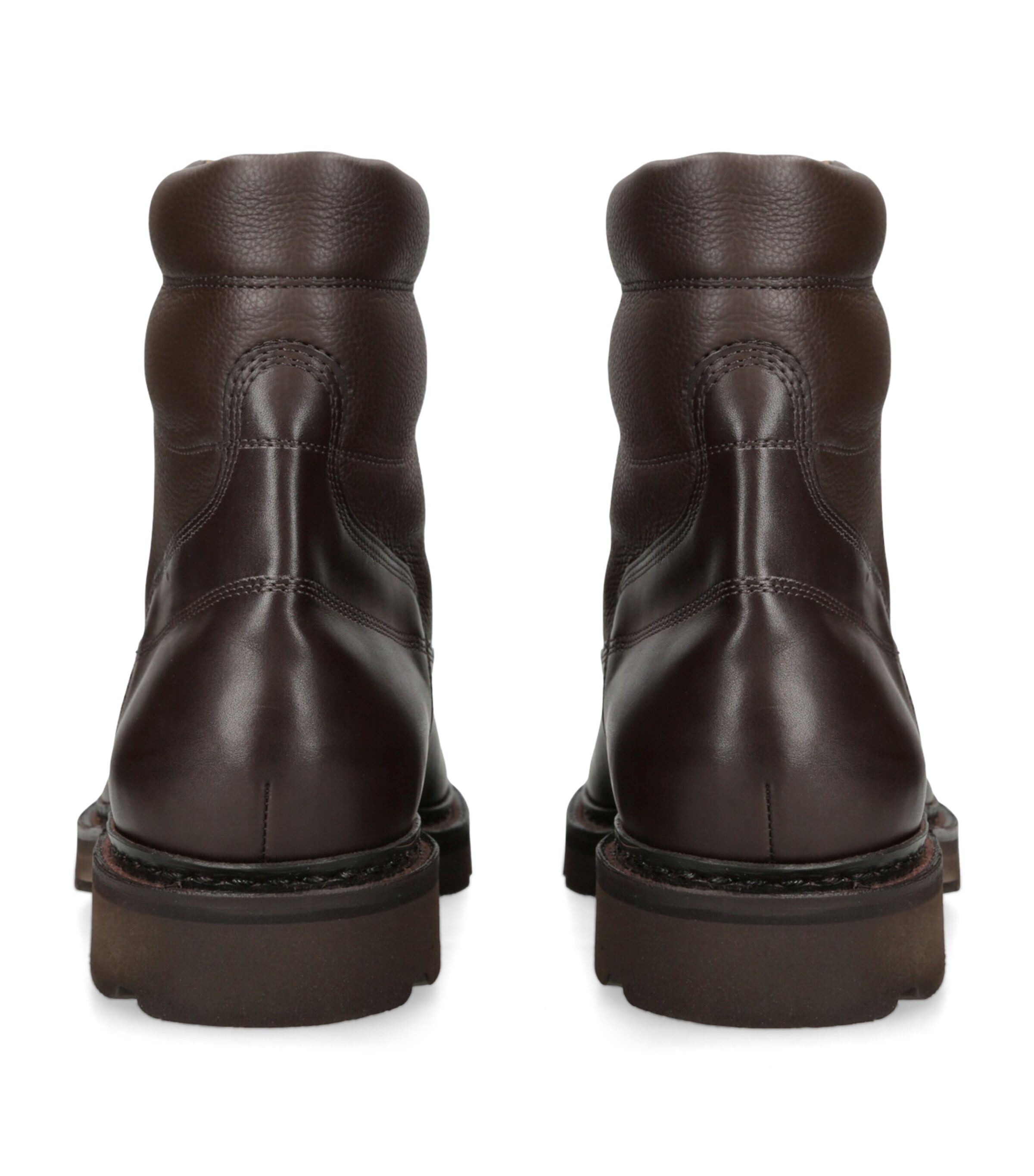 Leather Weekend Boots DARK BROWN Image 2