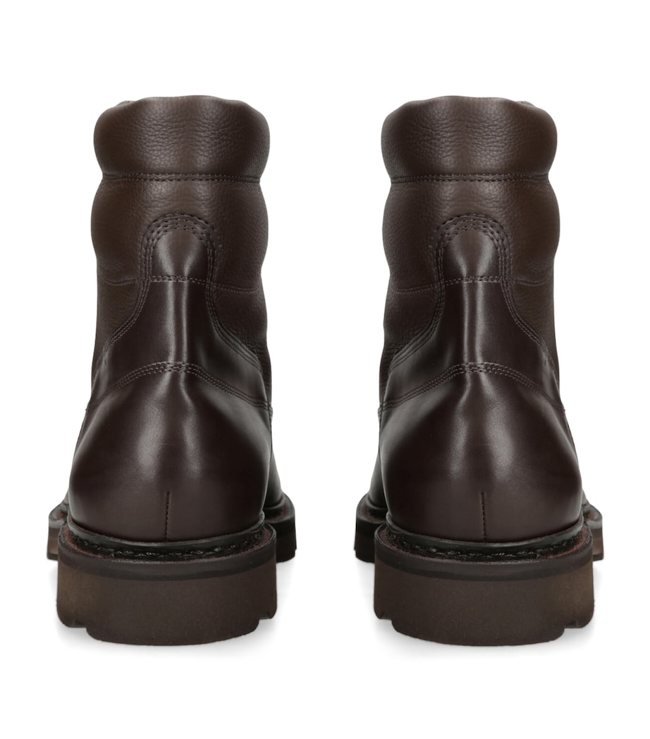 Leather Weekend Boots DARK BROWN Image 2