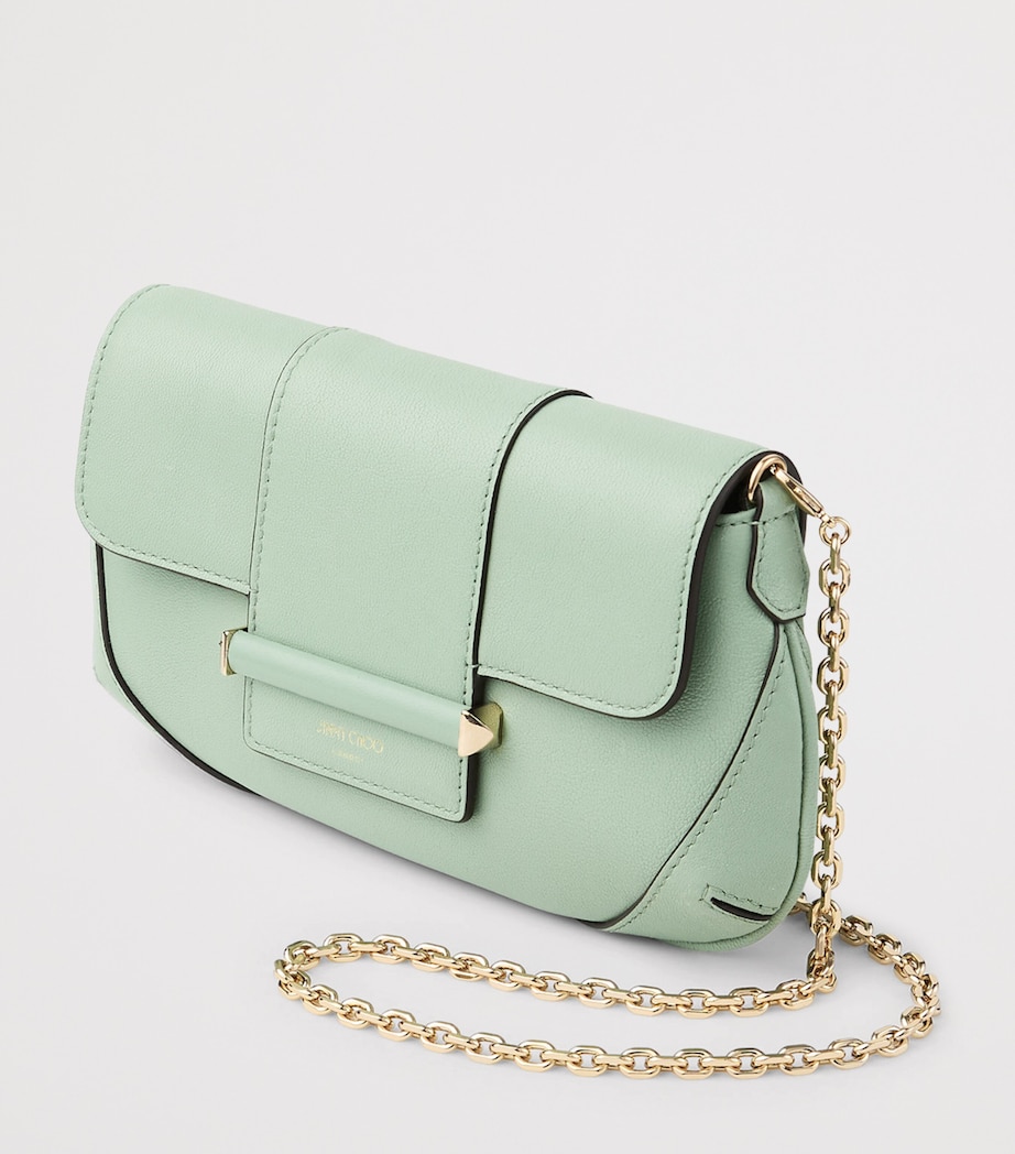 Mini Bar Chain Wallet Bag VERDE/SHINY GOLD Image 2