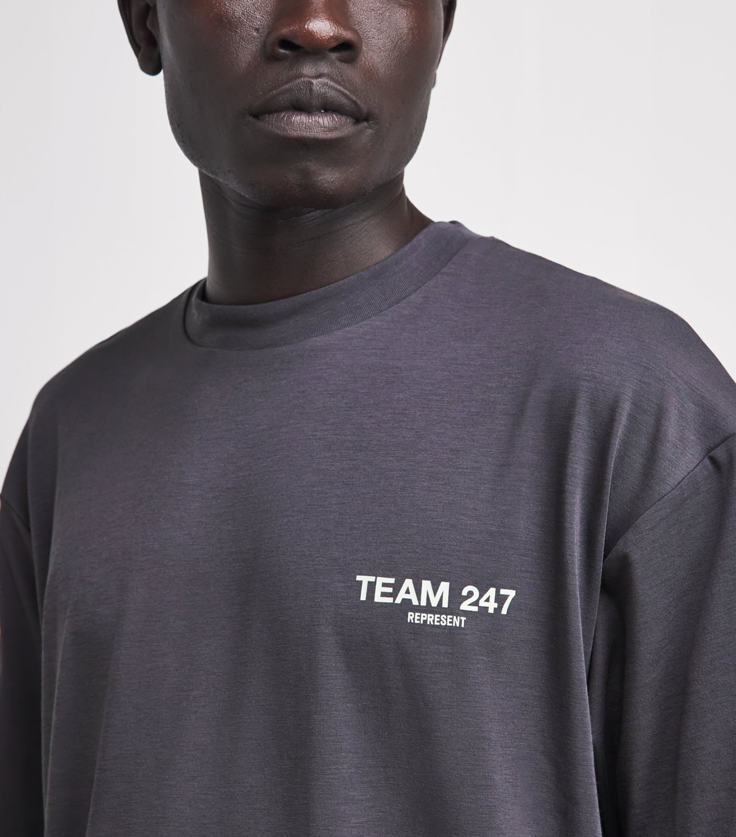 Represent 247 Mens Team 247 T-Shirt Graphene/fern Image 3