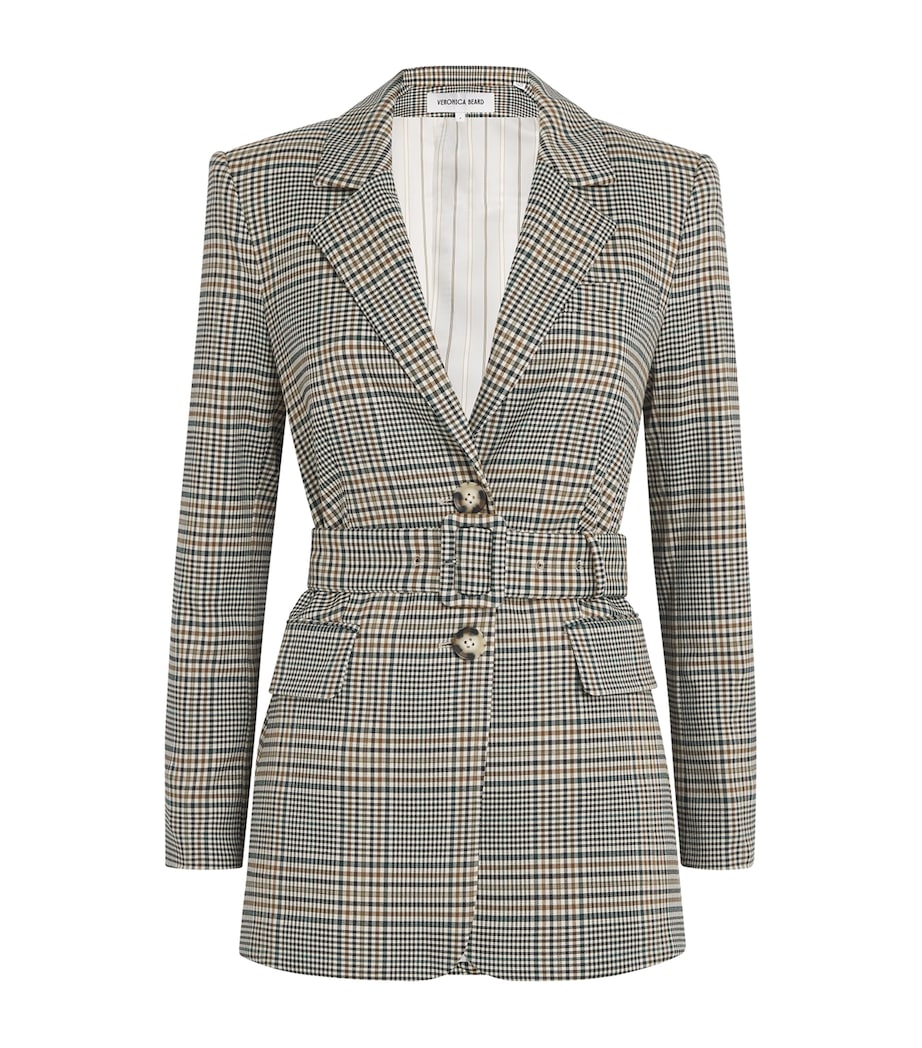 Check Miller Dickey Jacket ECRU/GREEN MULT Image 1