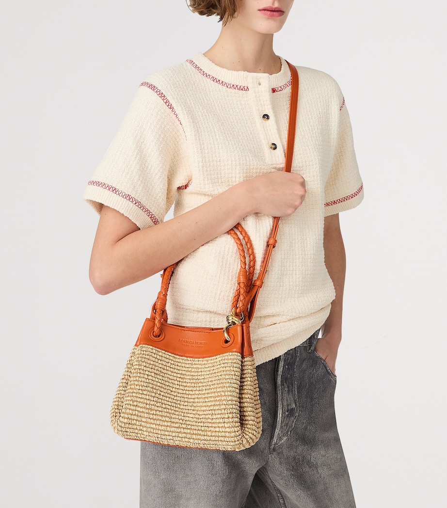 Small Raffia Parachute Shoulder Bag 9254 Image 2