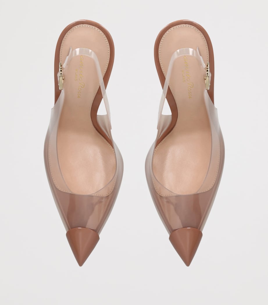 Tipped Diana Slingback Pumps 105 GOLD Image 4