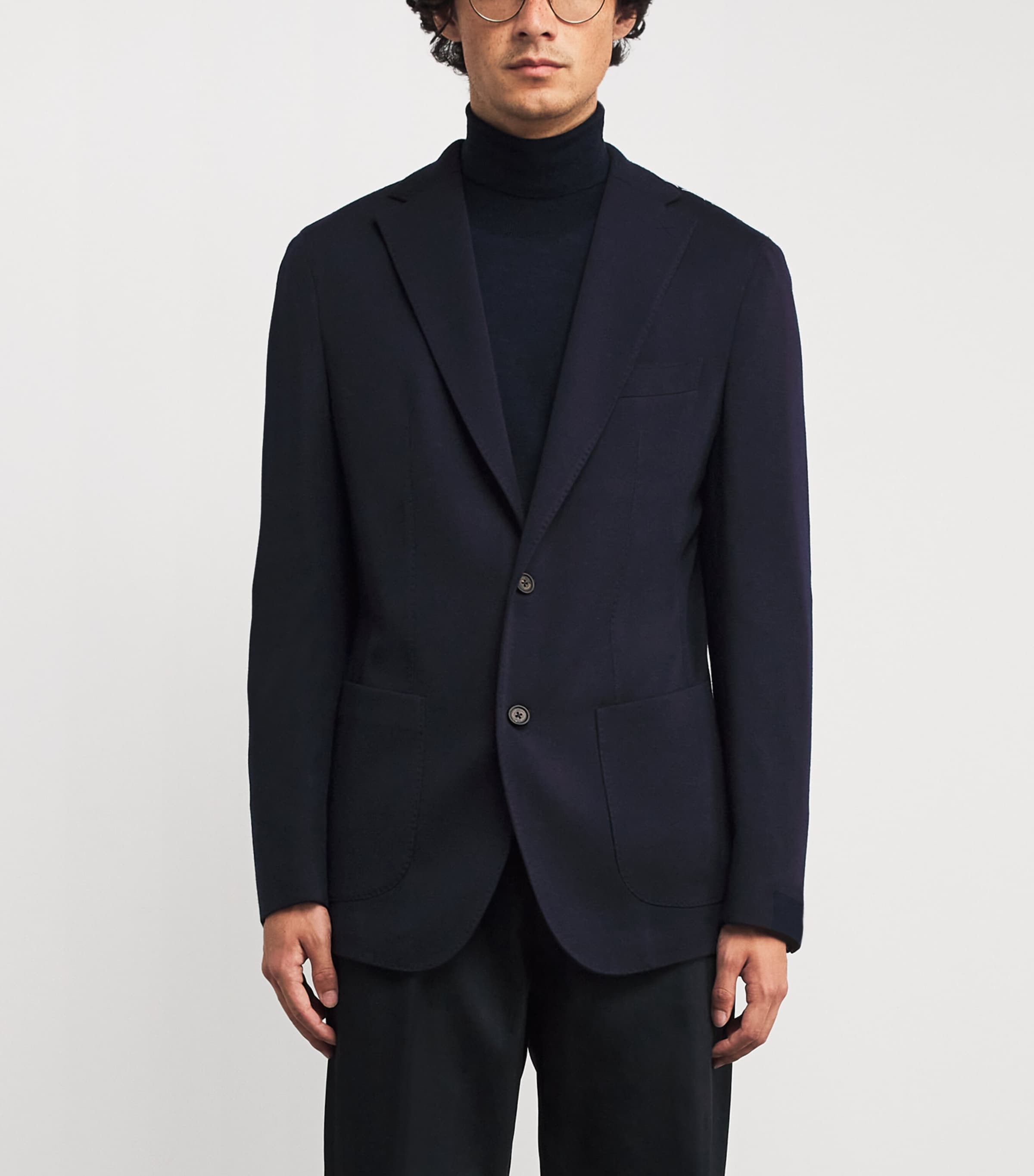 Single-Breasted Blazer BLU Image 3