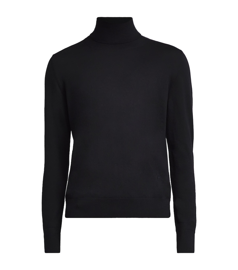 Isaia Mens Wool Rollneck Sweater Image 1