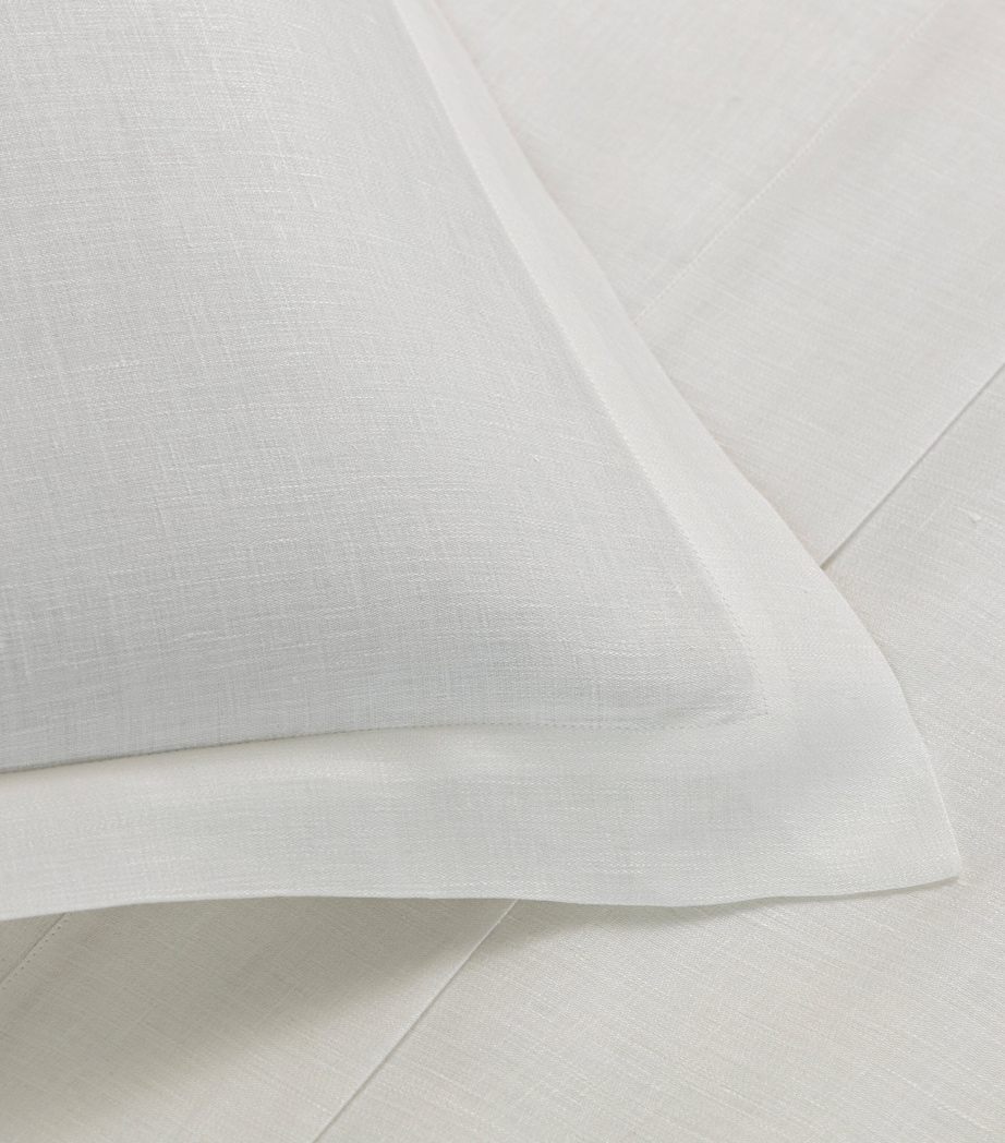 Divine Super King Flat Sheet Set (270cm x 320cm) B101 WHITE Image 3
