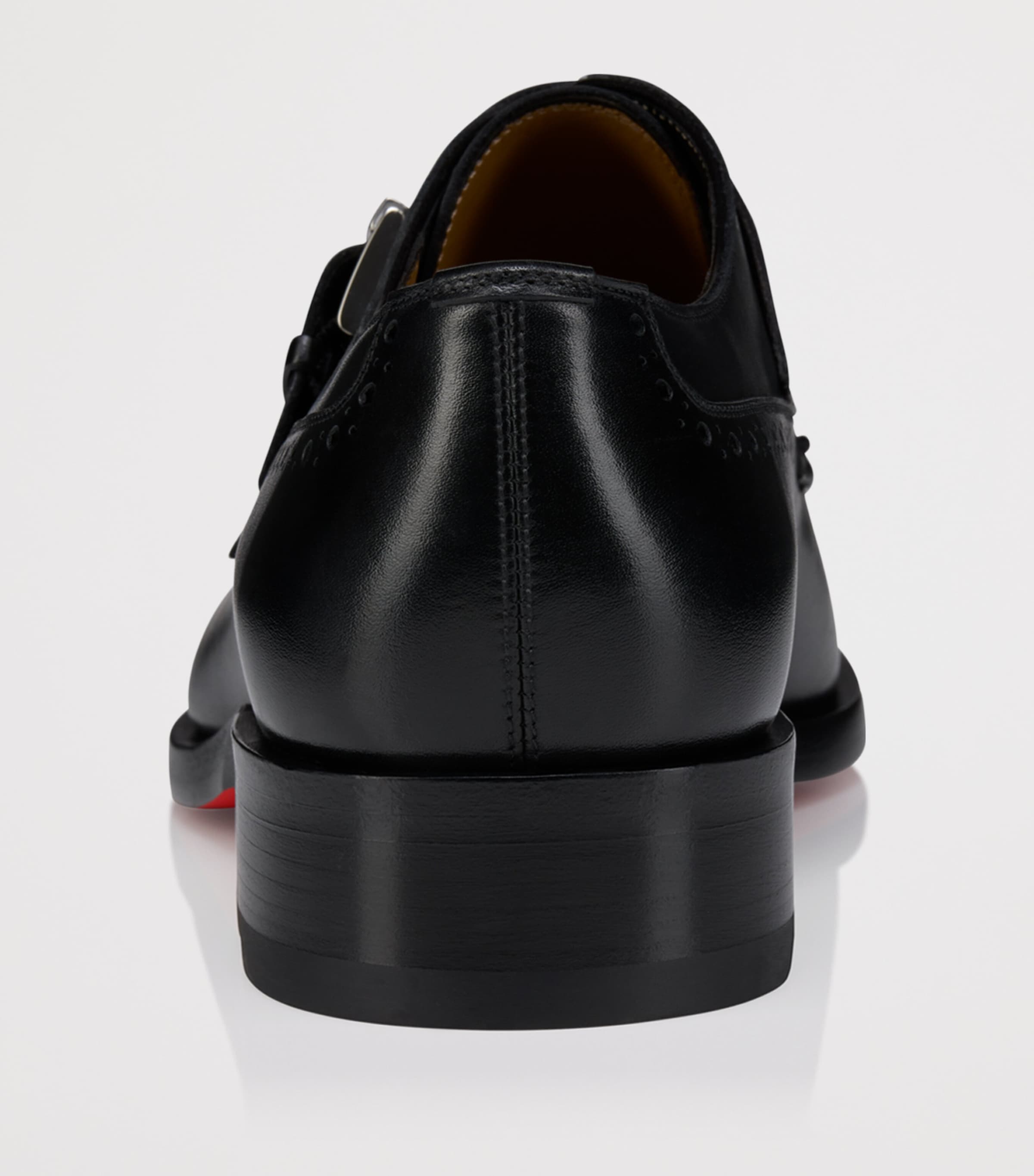 Christian Louboutin Sartok Leather Monk Shoes Image 3