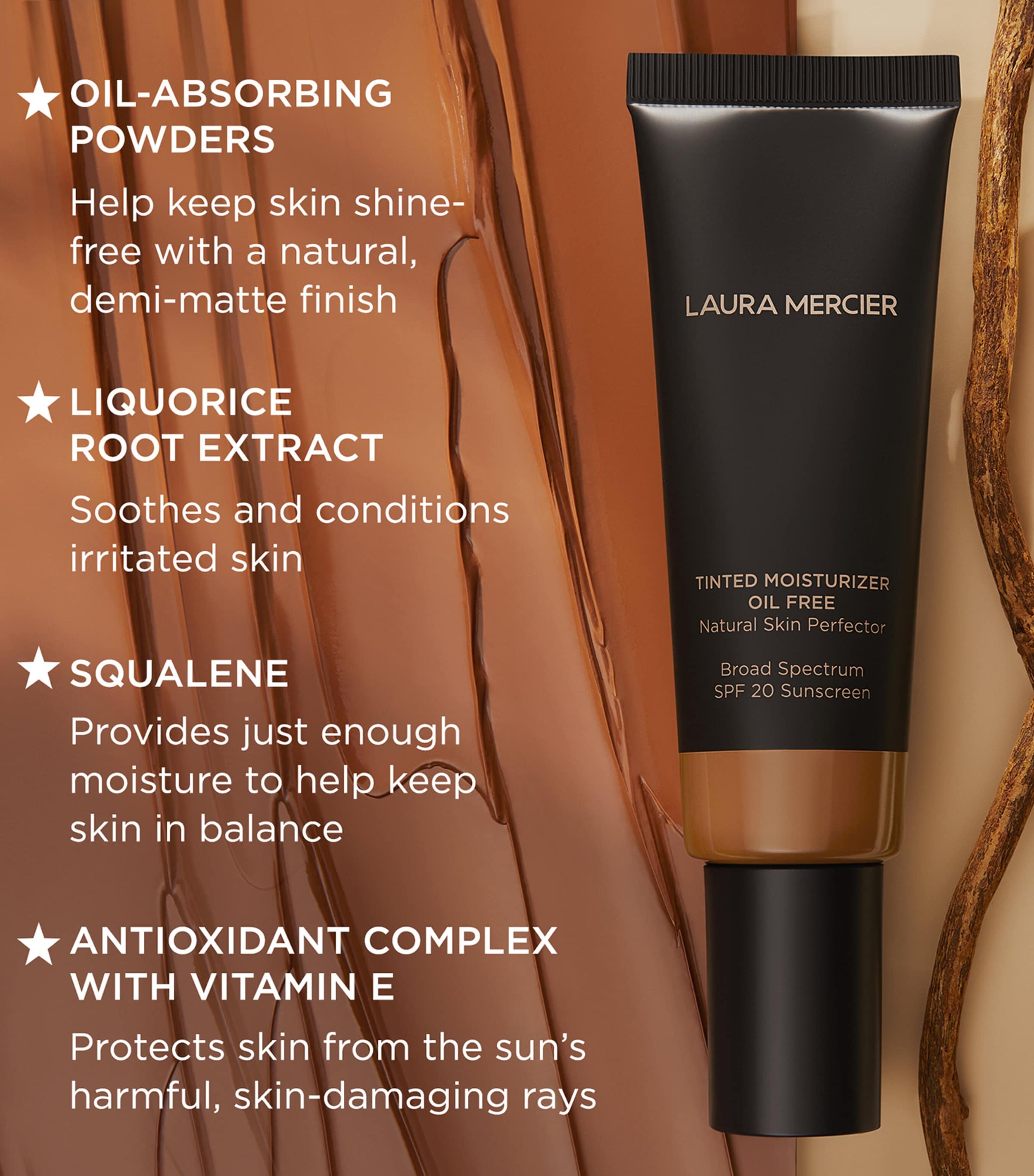 Laura Mercier Tinted Moisturizer Oil Free Natural Skin Perfector Mocha Image 6
