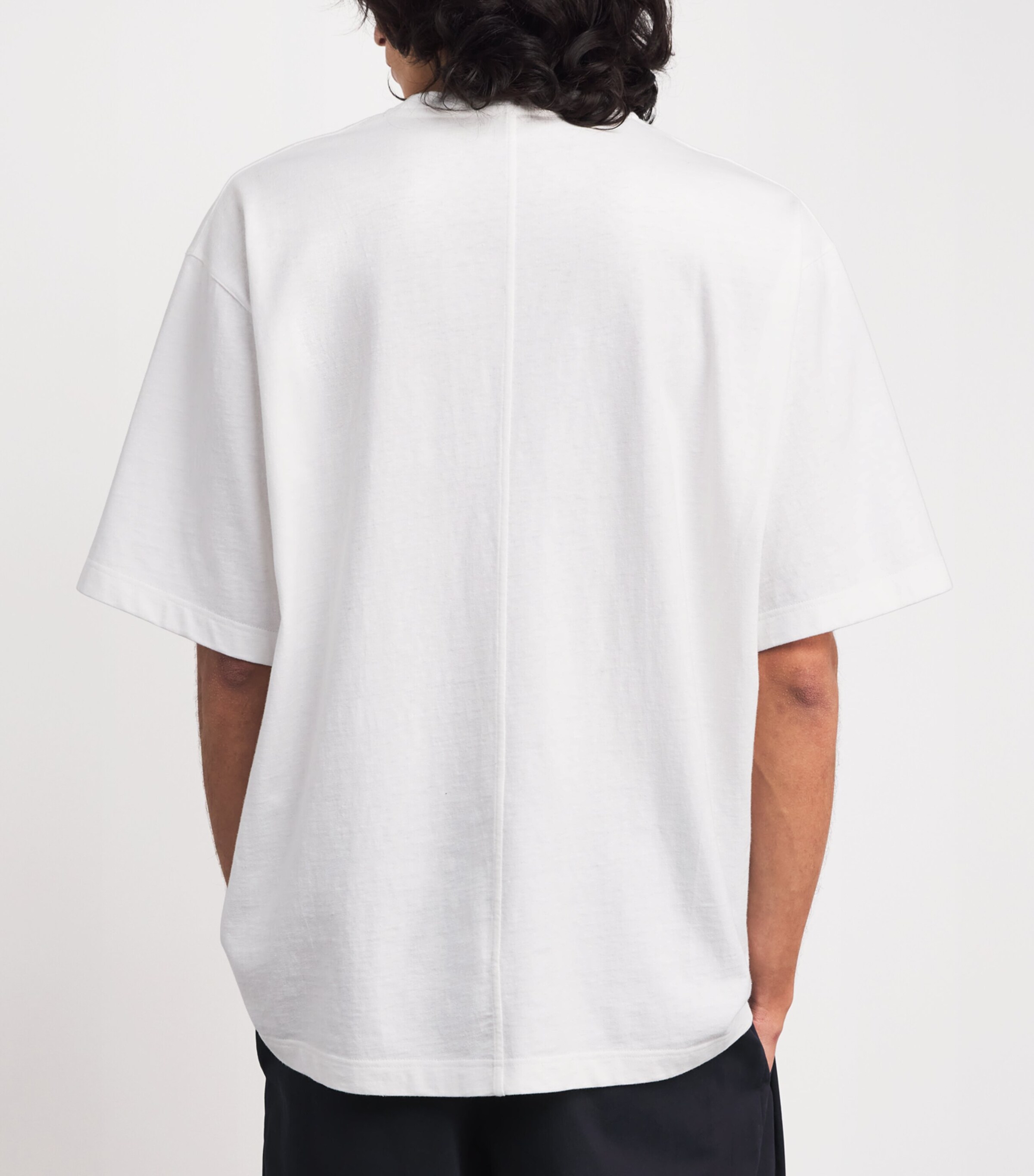 The Row Mens Steven Cotton T-Shirt White Image 4