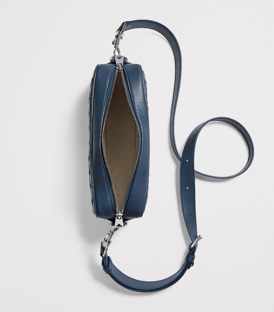 Bottega Veneta Small Leather Intrecciato Camera Bag Image 4